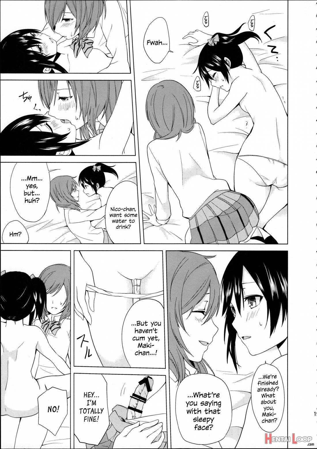 Nico-chan To Haeteru Maki-chan Ga Ecchi Na Koto Suru Dake No Hon page 18