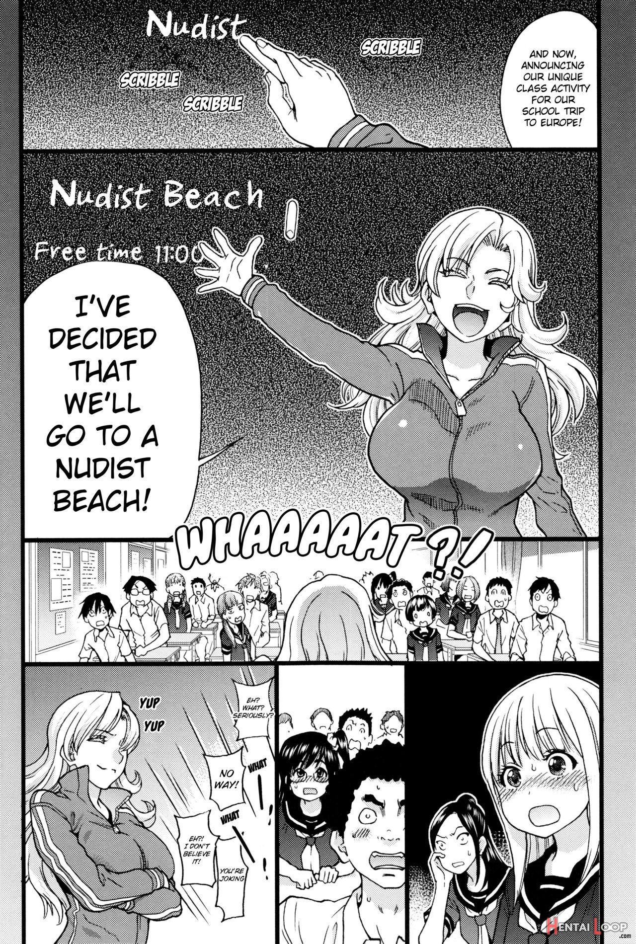 Nudist Beach Ni Syuugaku Ryokoude!! - In School Trip To The Nudist Beach!! page 11