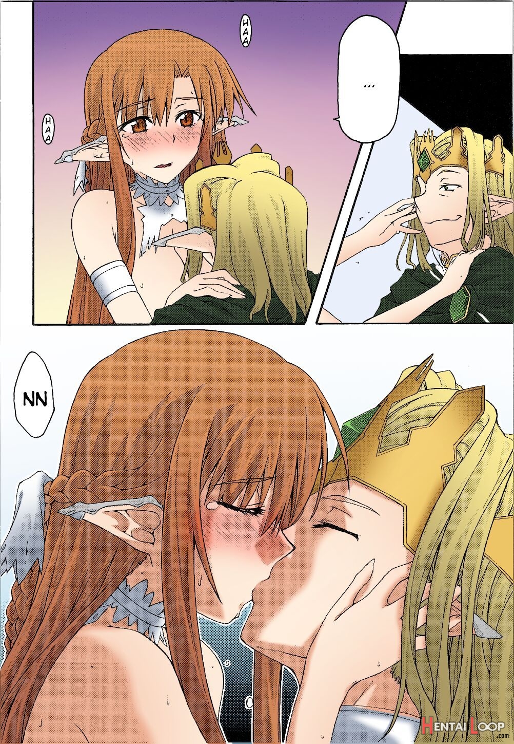 Ochiru -asuna- – Colorized page 27