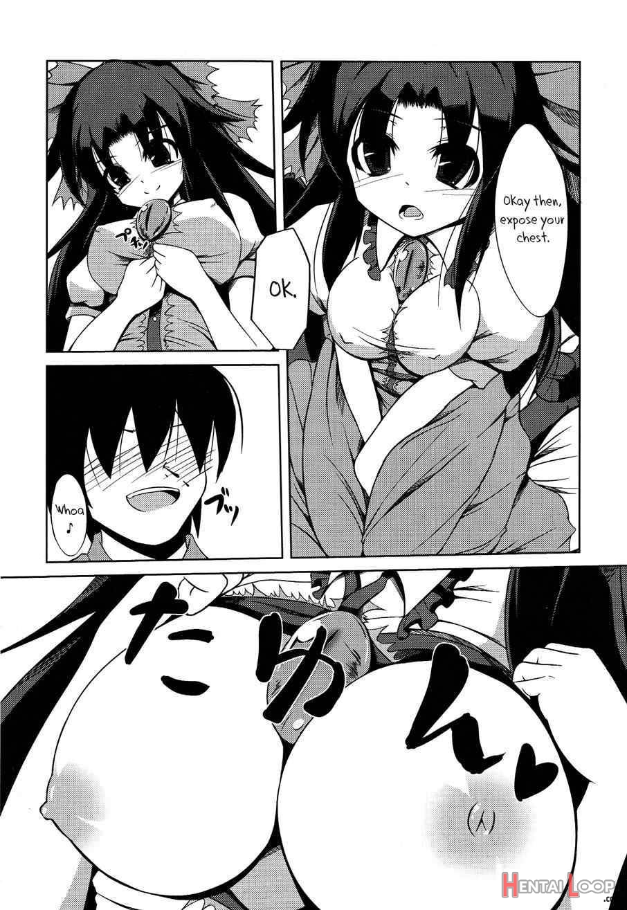 Okuu-chan No Oppai Wo Funifuni Hon page 5