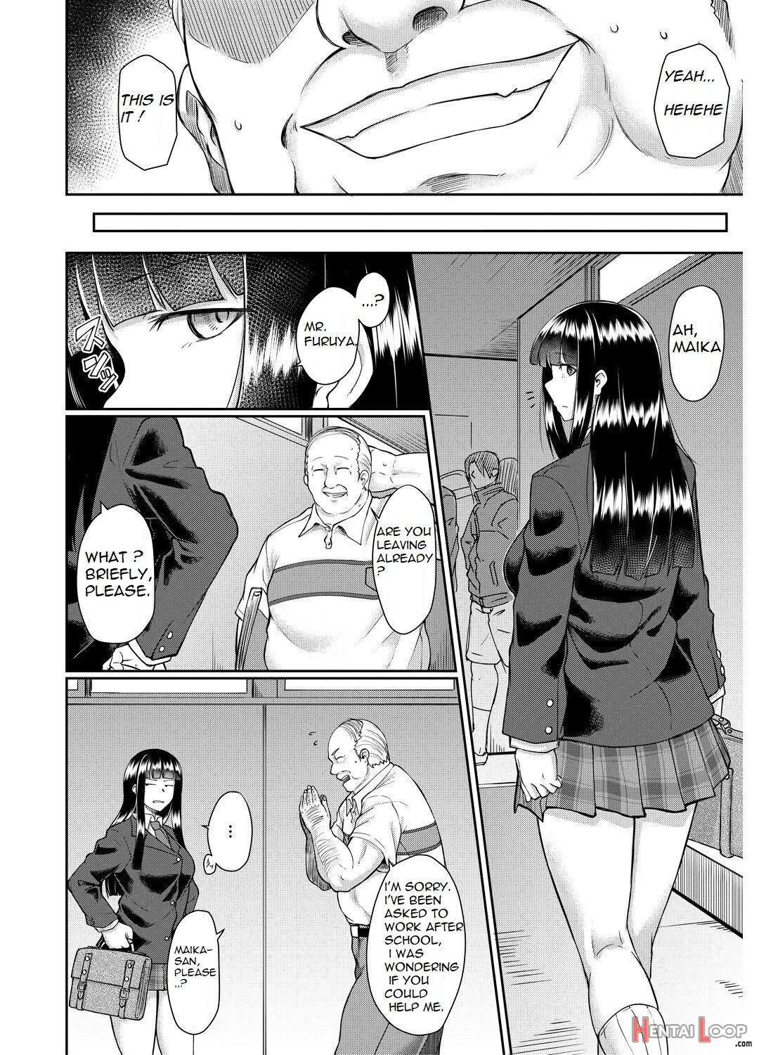 Old Teacher Fuck Aoki's Sisters page 21