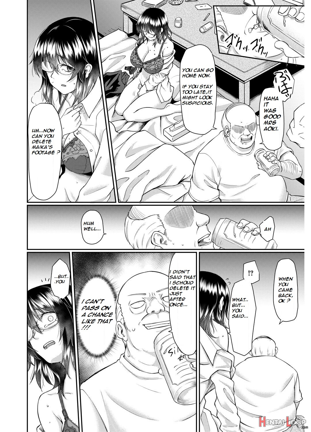 Old Teacher Fuck Aoki's Sisters page 87