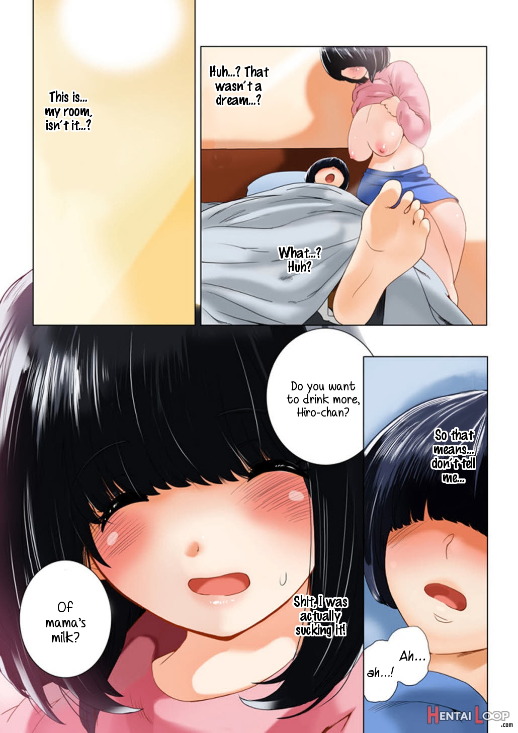 Omamagoto Hasegawa-san Chi No Oyakokankei Ichiwame "haha To Oppai" page 18