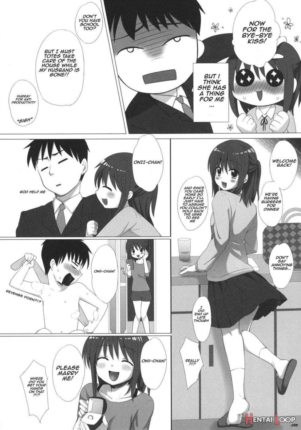Onii-chan, Kozukuri Shiyou? page 3