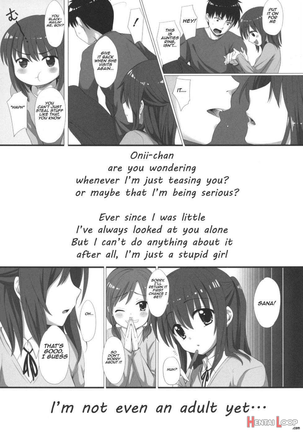Onii-chan, Kozukuri Shiyou? page 4
