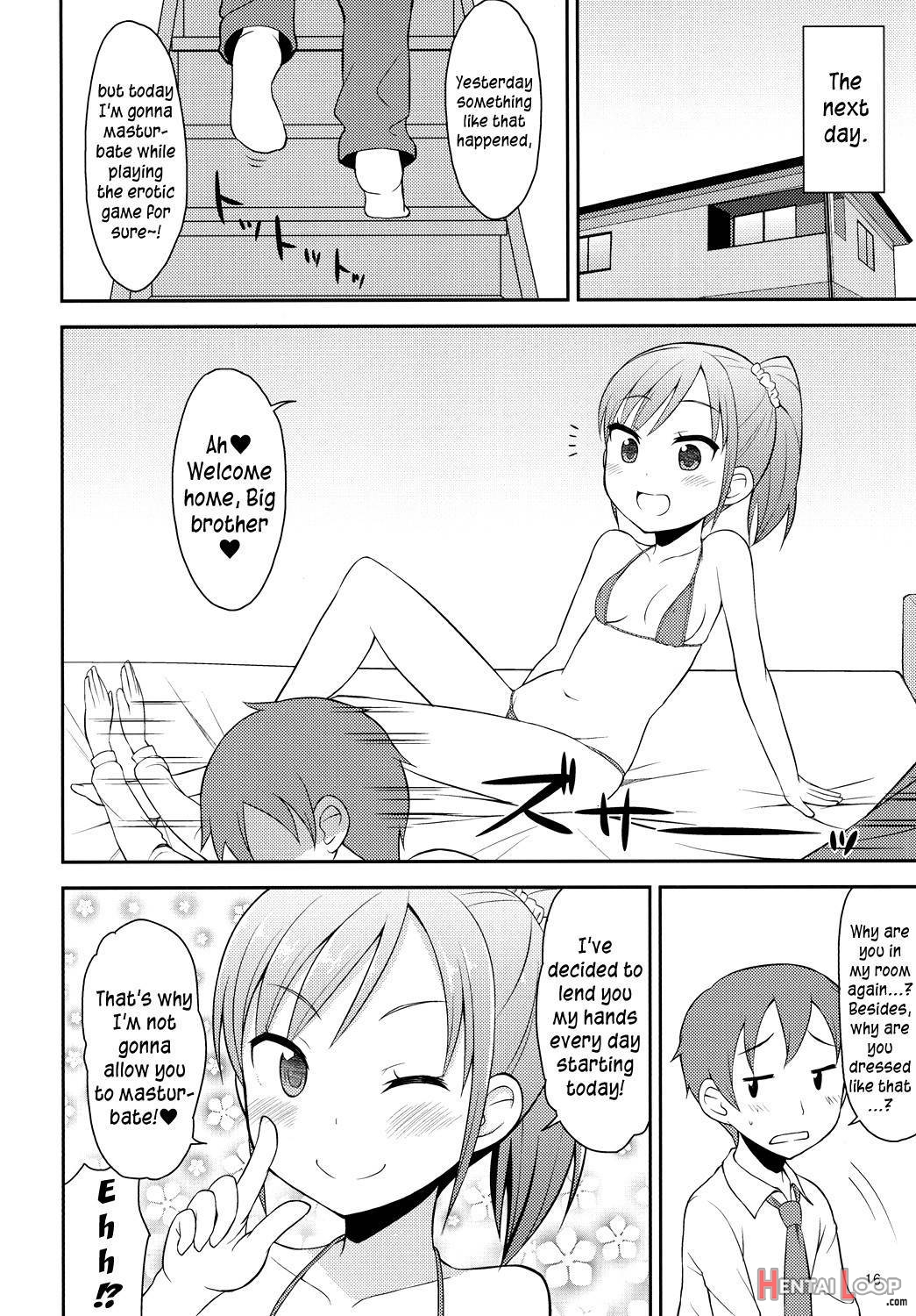 Onii-chan Wa Kyou Kara Onanie Kinshi! | You’re Not Allowed To Masturbate Starting Today, Big Brother! page 15