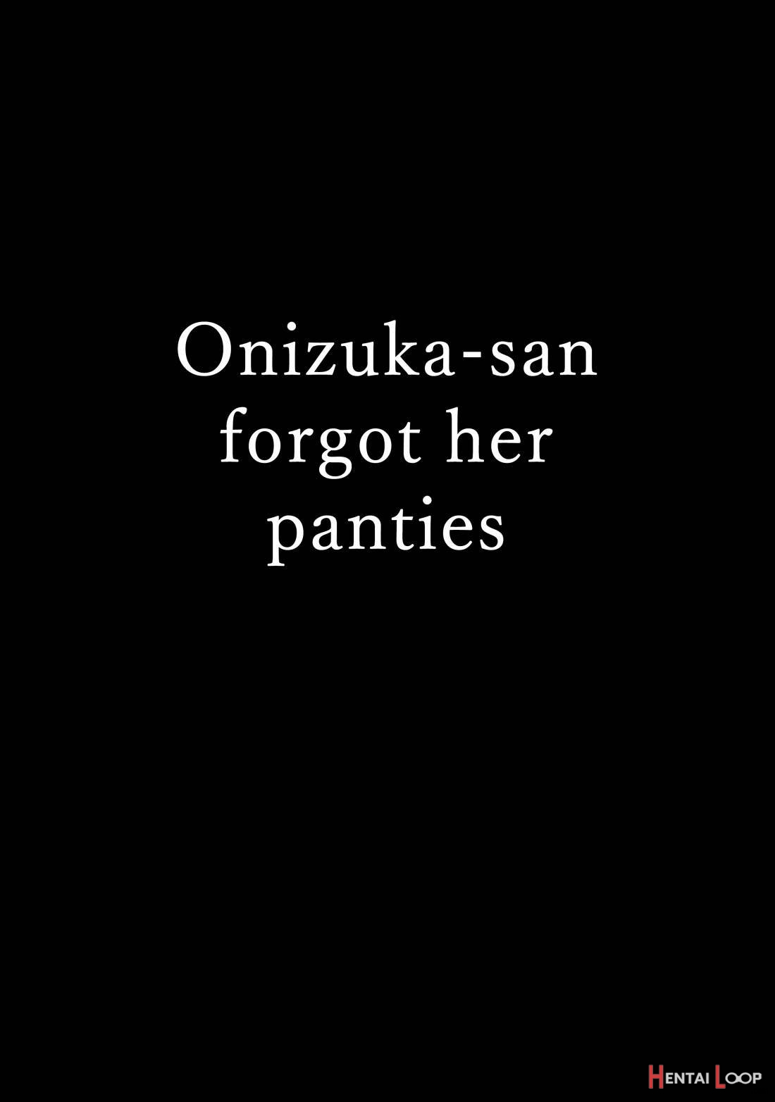 Onizuka-san Panty Wasureru page 4