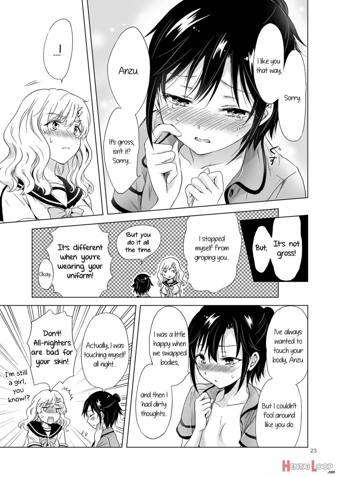 Oppai-chan To Chippai-chan Ga Irekawaru Hanashi page 22