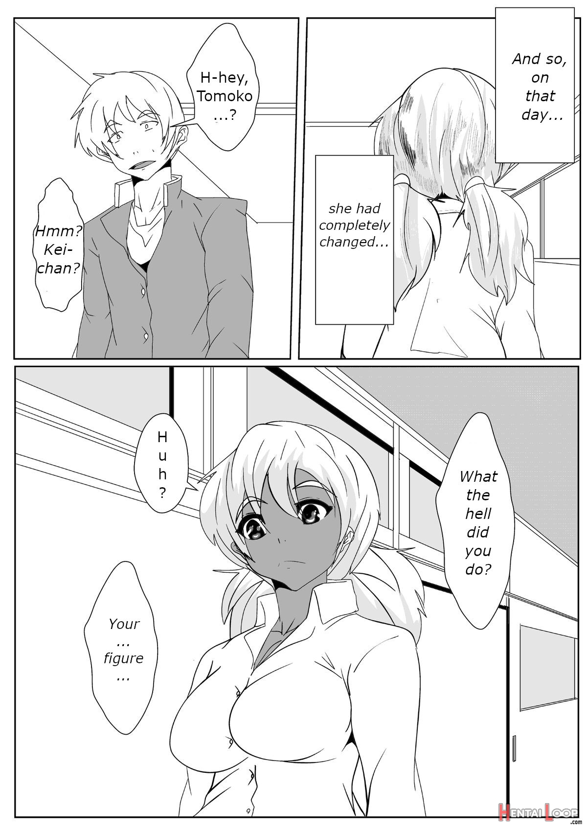 Osananajimi Ga Tenkou Shite Kita Yatsu Ni Ganguro Bitch Ni Sareta page 14