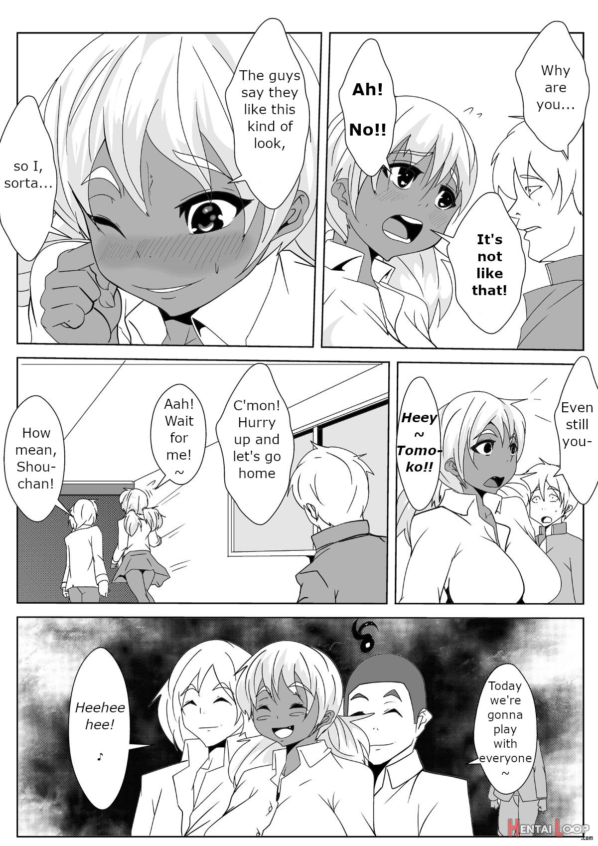 Osananajimi Ga Tenkou Shite Kita Yatsu Ni Ganguro Bitch Ni Sareta page 15