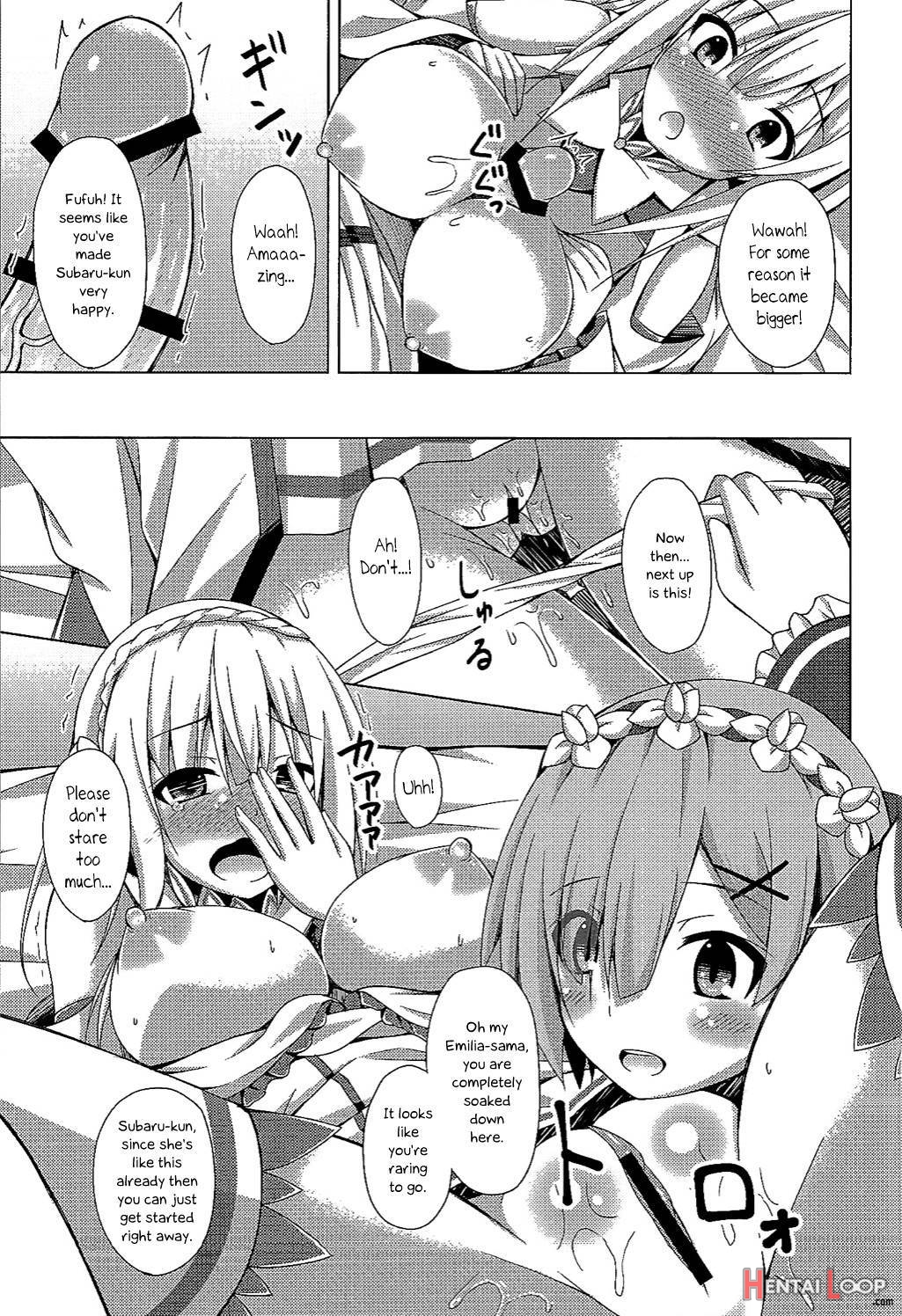 Oshiete Rem Sensei – Emilia-tan To Manabu Hajimete No Sex page 14