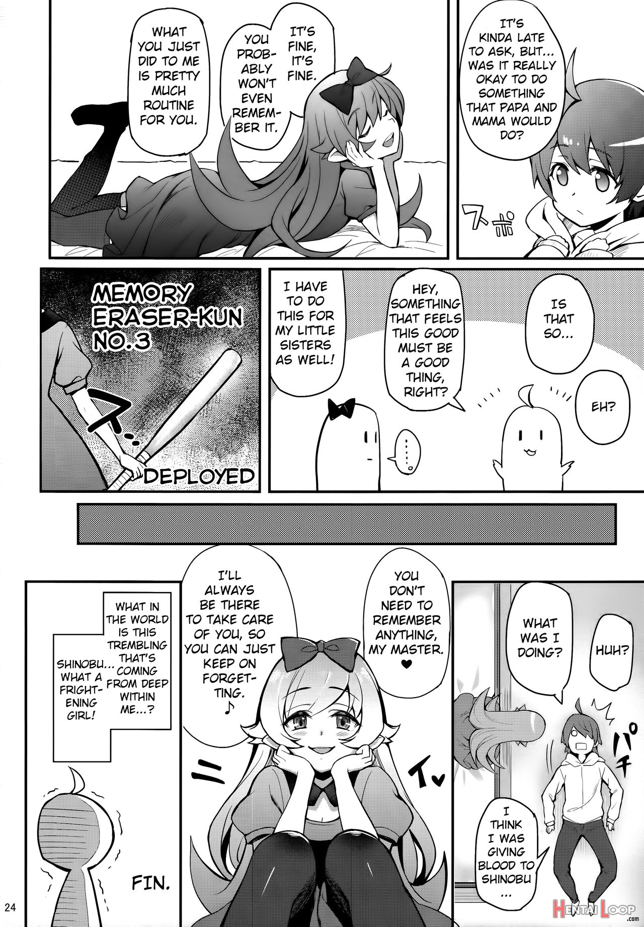 Pachimonogatari Part 13: Shinobu Mistake page 24