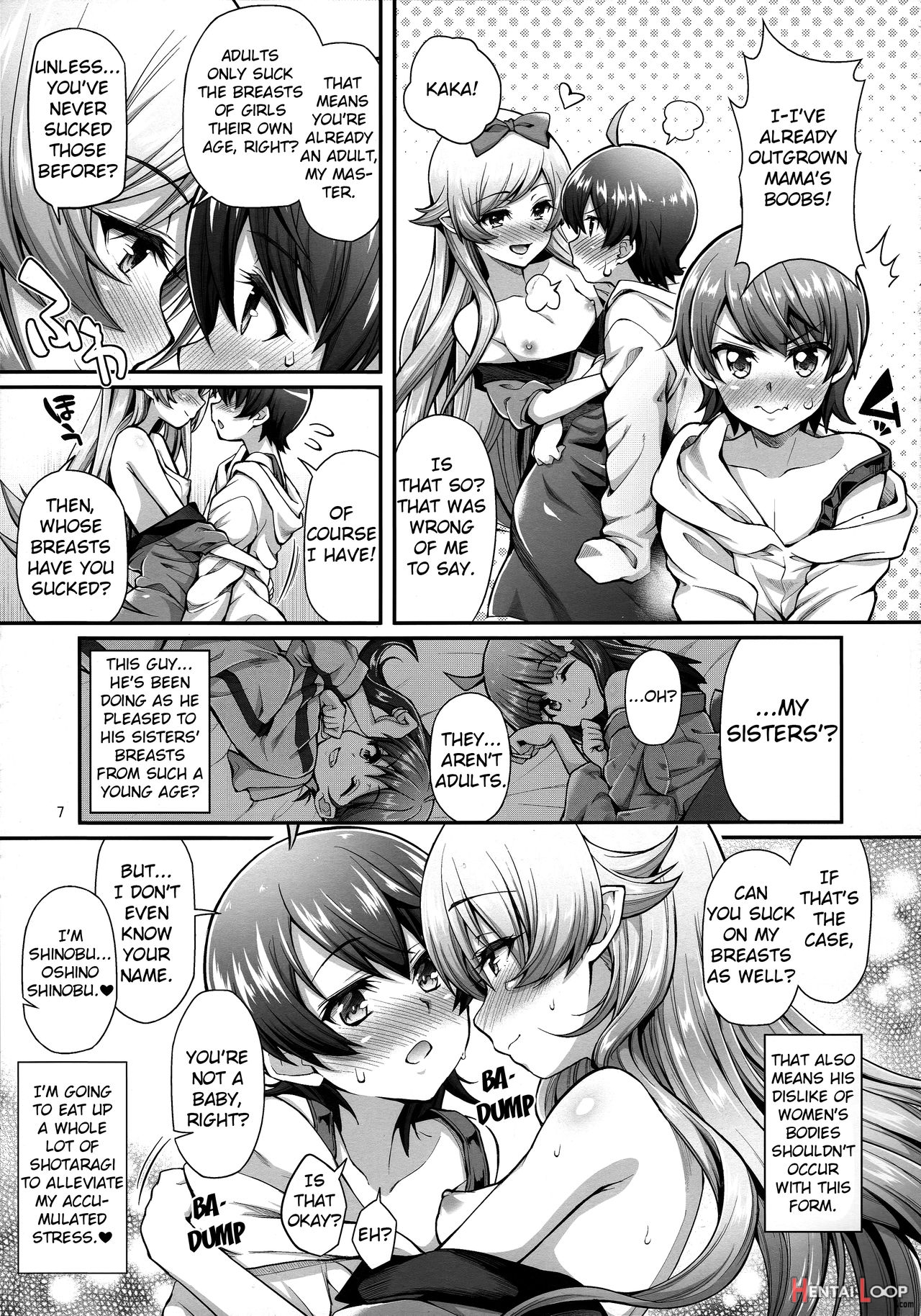 Pachimonogatari Part 13: Shinobu Mistake page 7