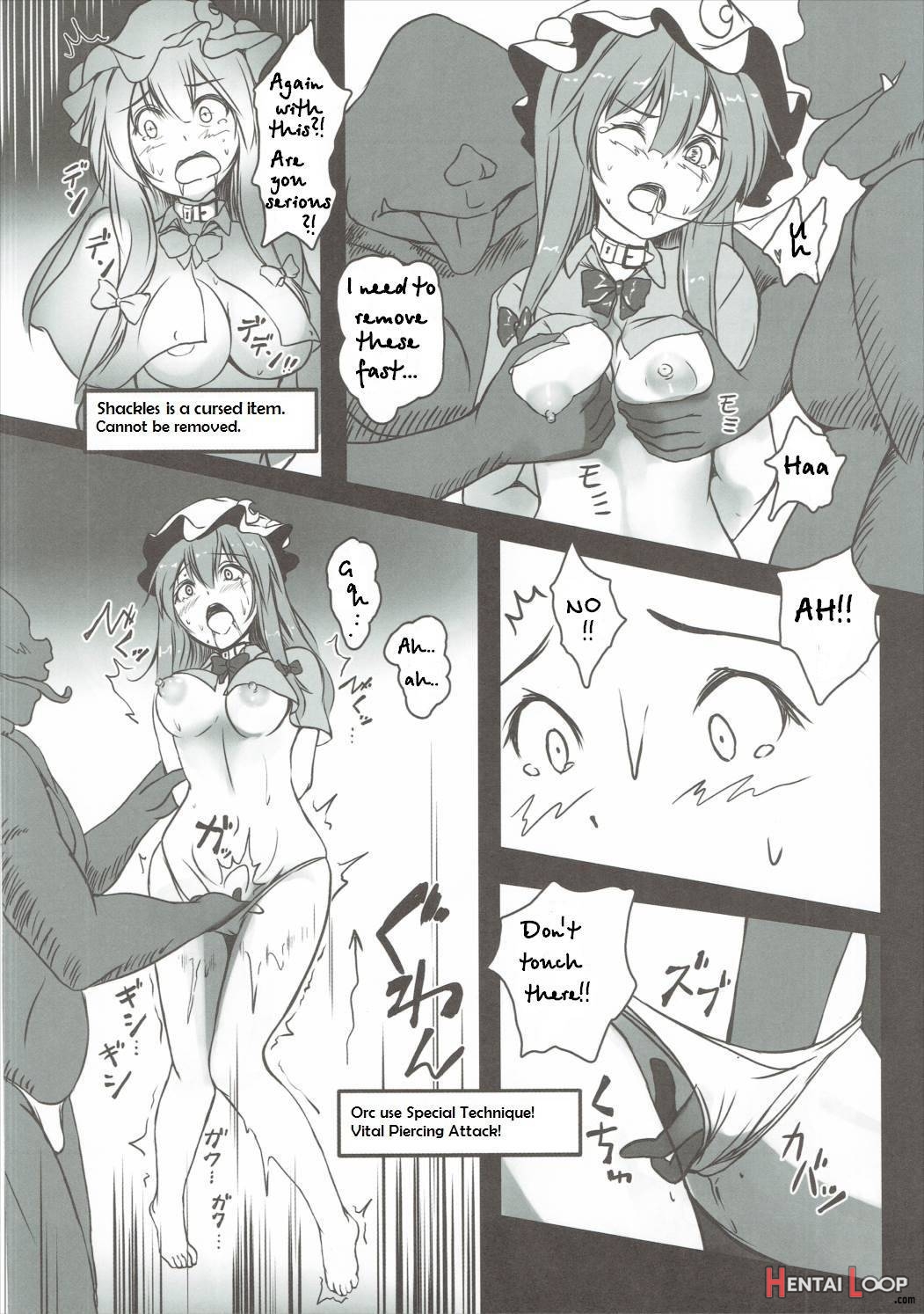 Patchouli Ga Ero Dungeon De Hidoi Me Ni Au Hon page 19