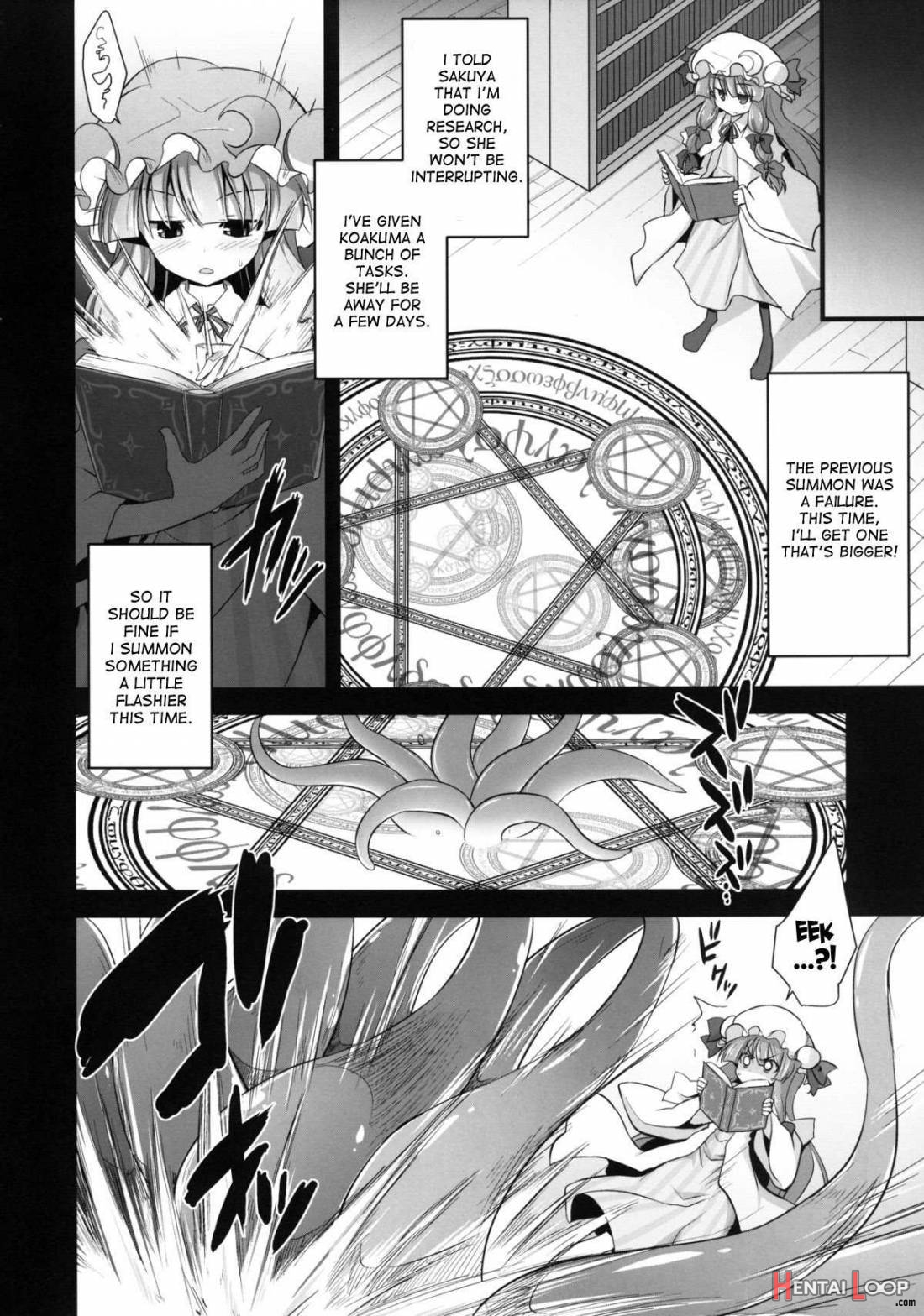 Patchouli Kyouraku Shokushu Konin page 4