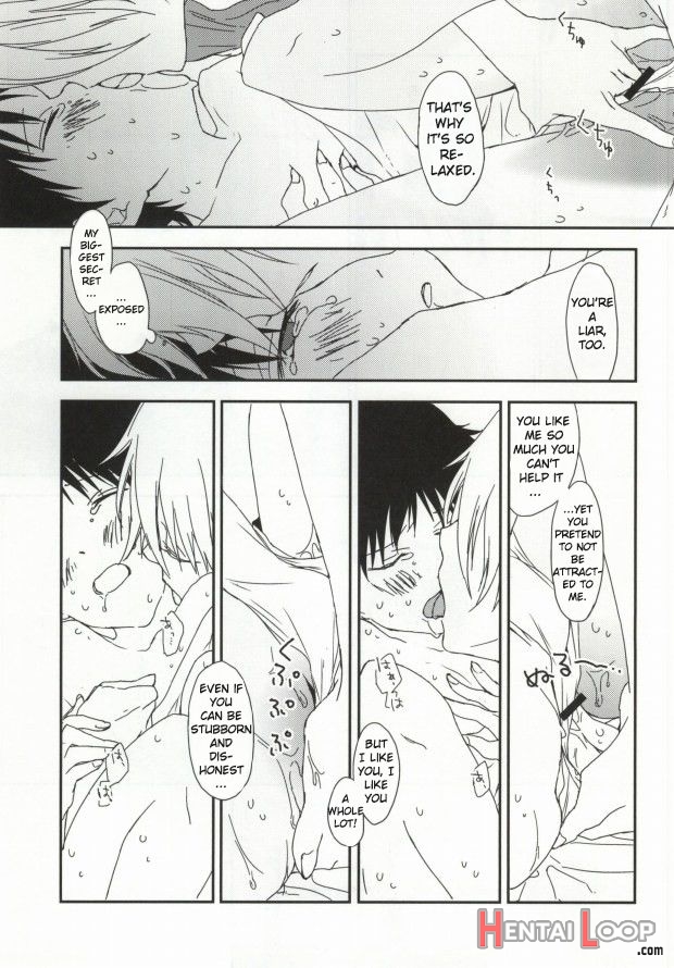 Please Let Me Grope Shinji-kun's Tits. page 12