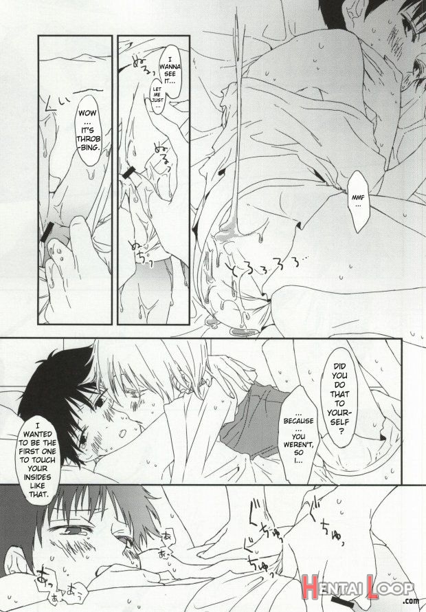 Please Let Me Grope Shinji-kun's Tits. page 14