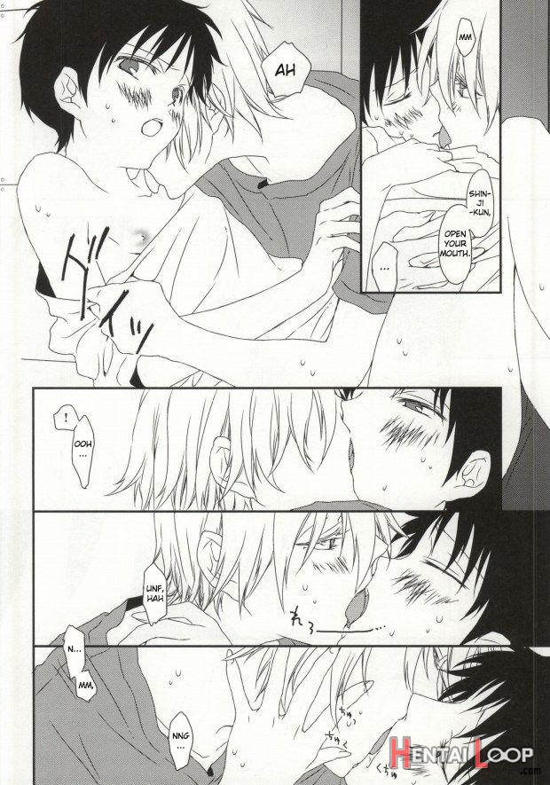 Please Let Me Grope Shinji-kun's Tits. page 7