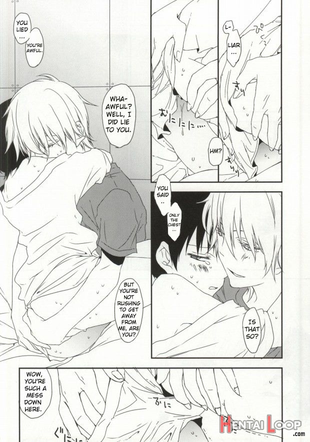 Please Let Me Grope Shinji-kun's Tits. page 9