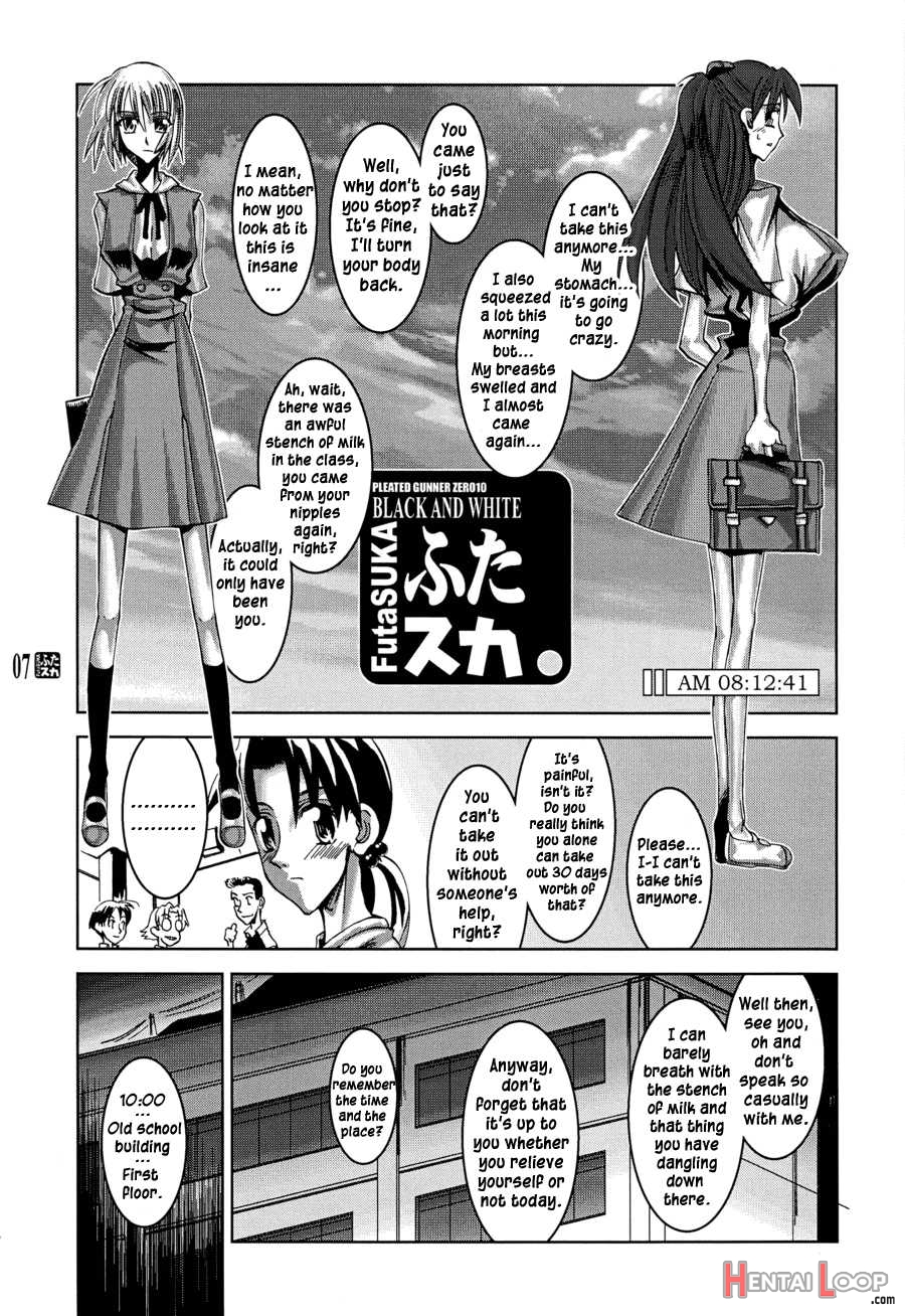 Pleated Gunner #10 Black And White Futasuka page 6