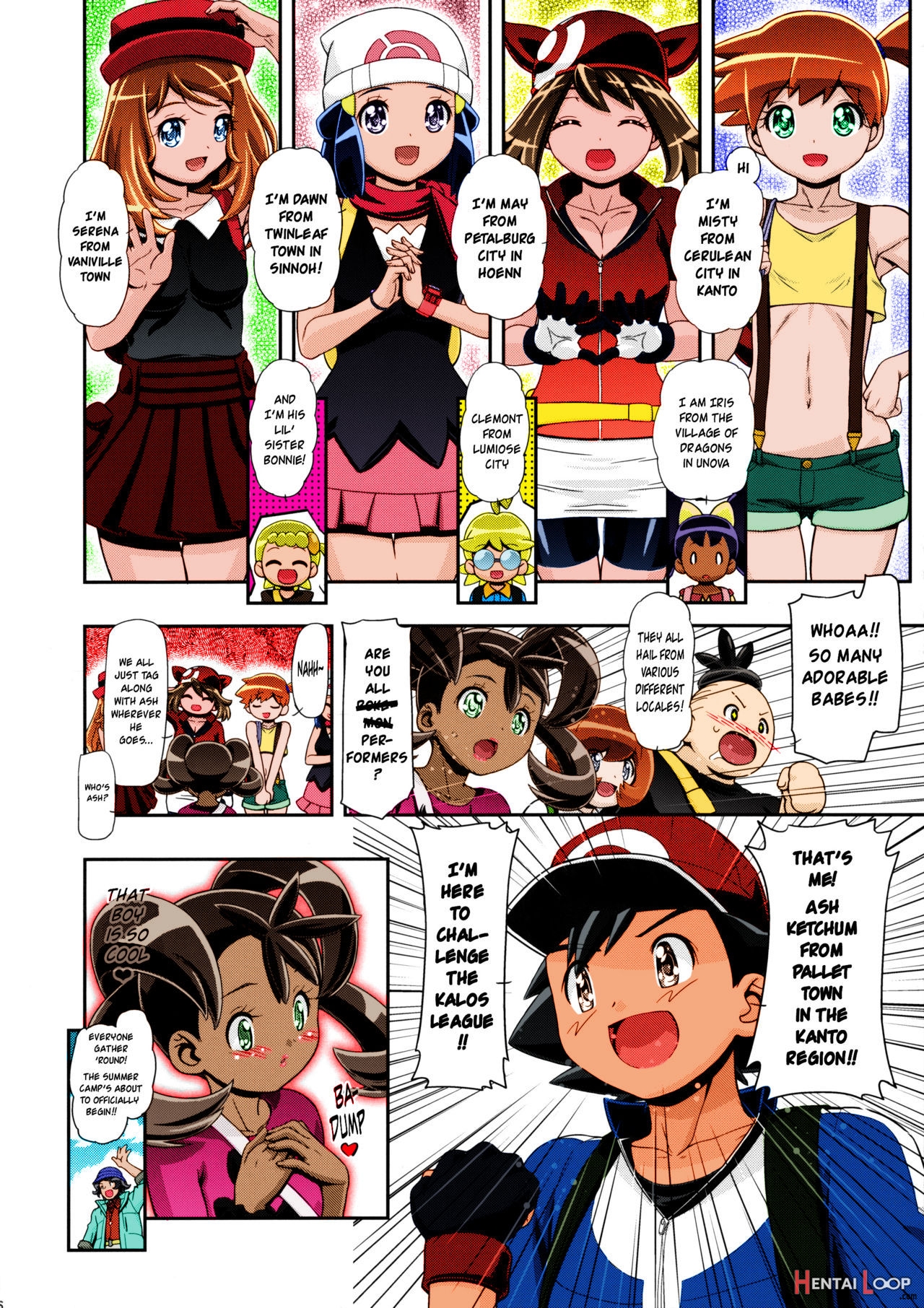Pm Gals Satoshi Musou – Colorized page 5