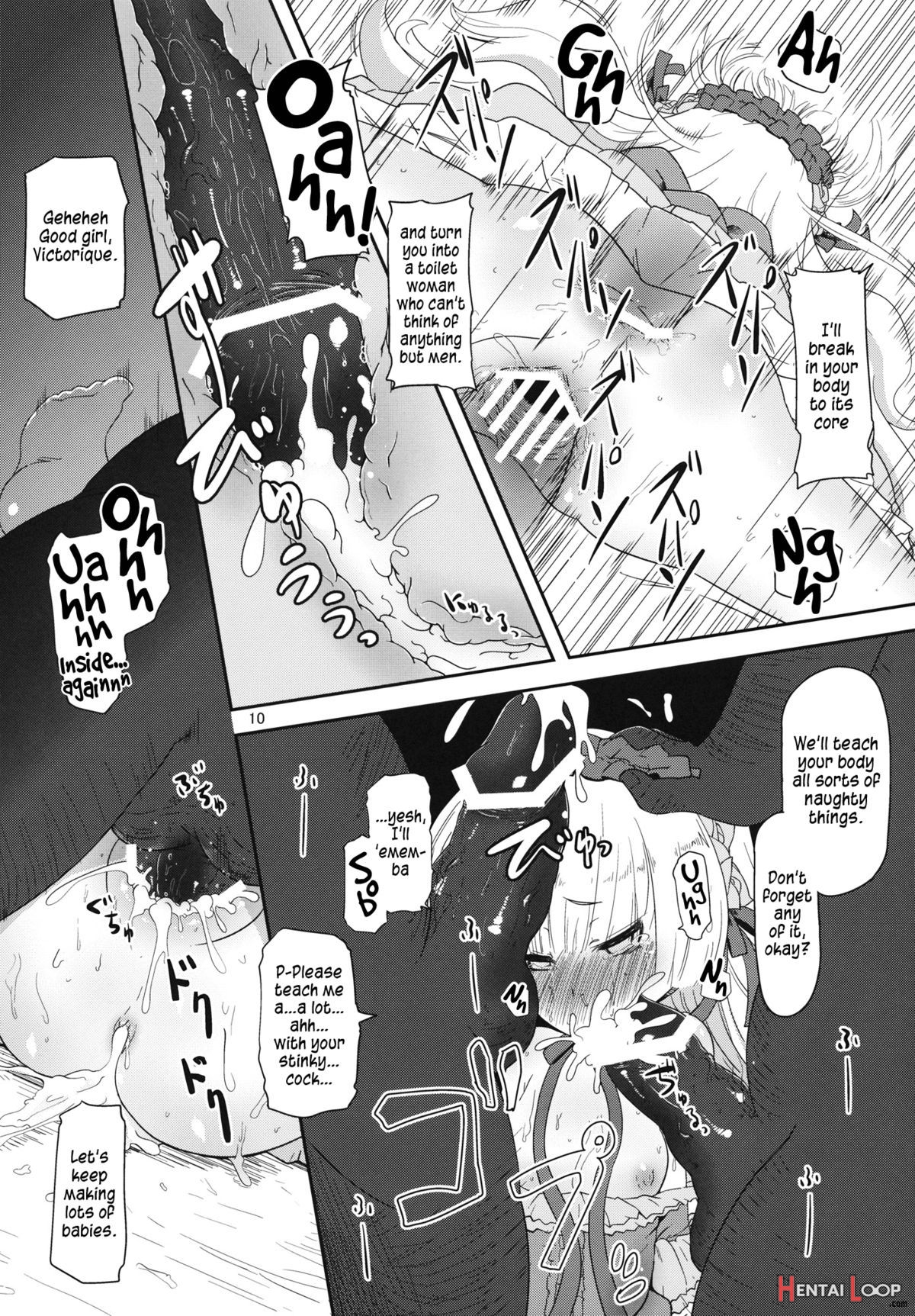 Pregnant Gosick Girl page 9