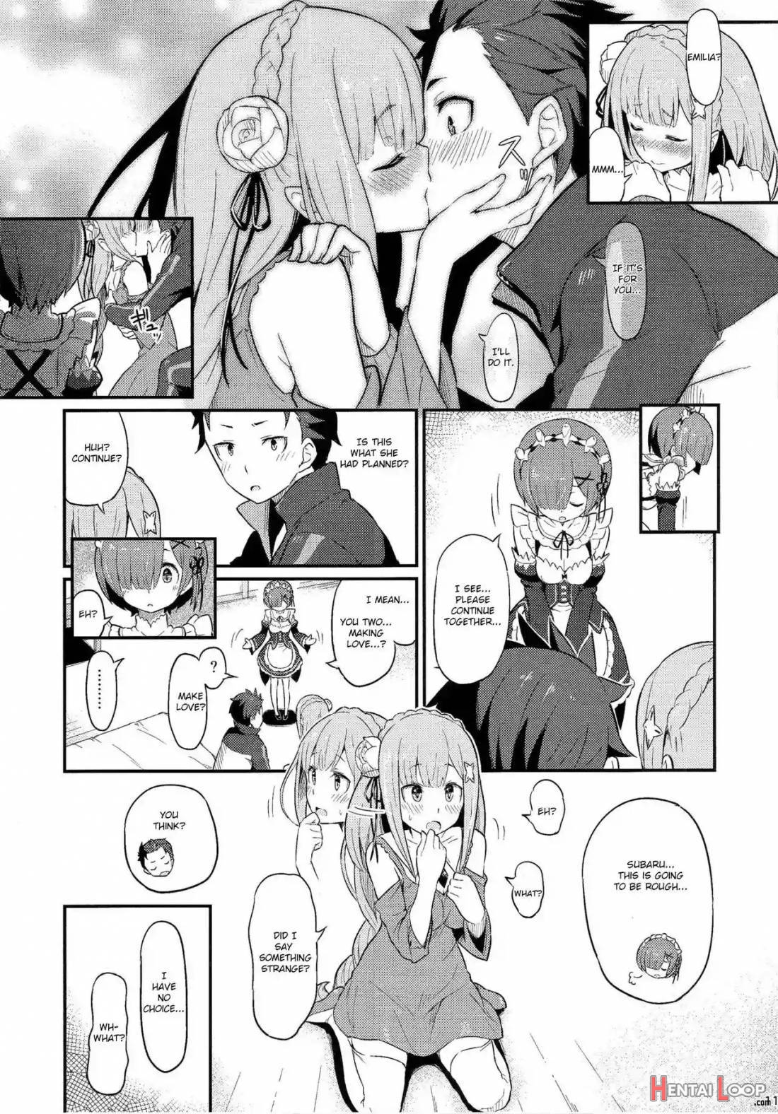 Rem No Emilia Kuttsuke Daisakusen page 12