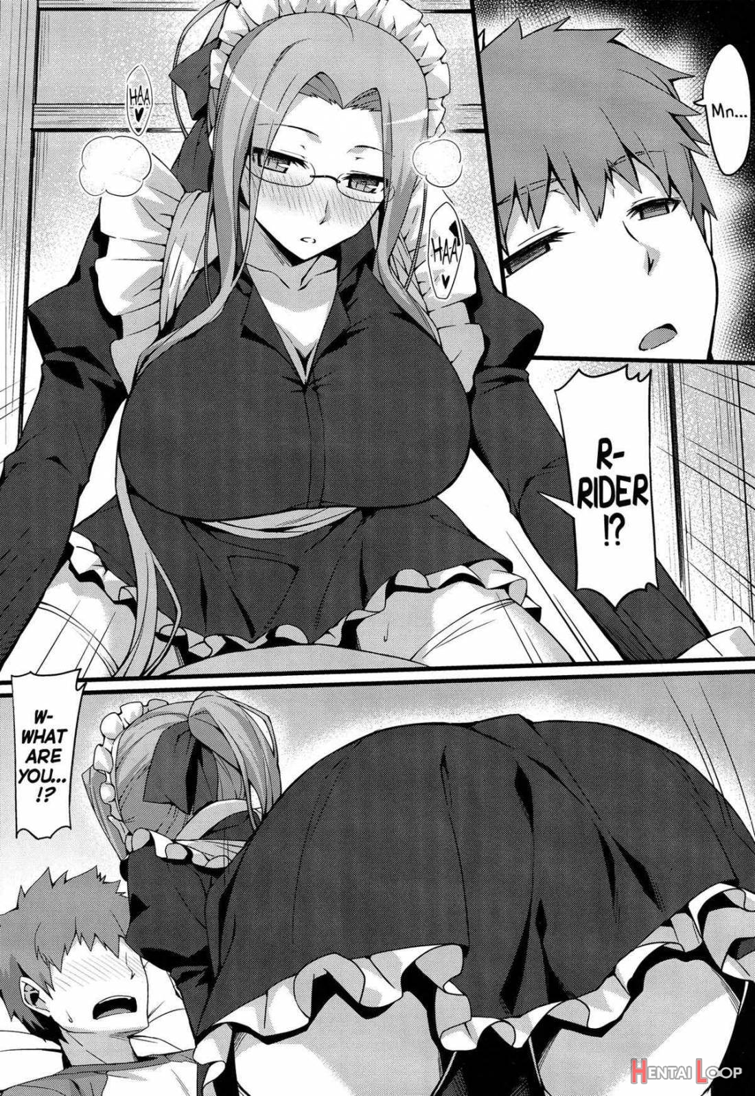 Rider-san To Maid Fuku. page 5