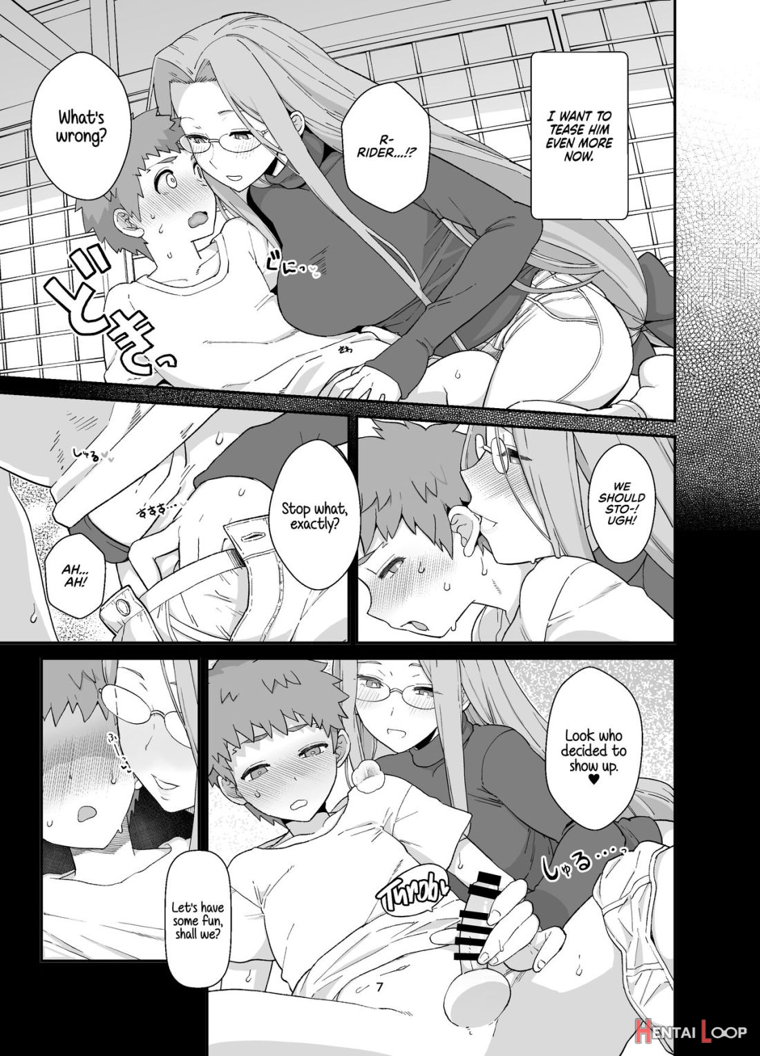 Rider-san To Orusuban page 8