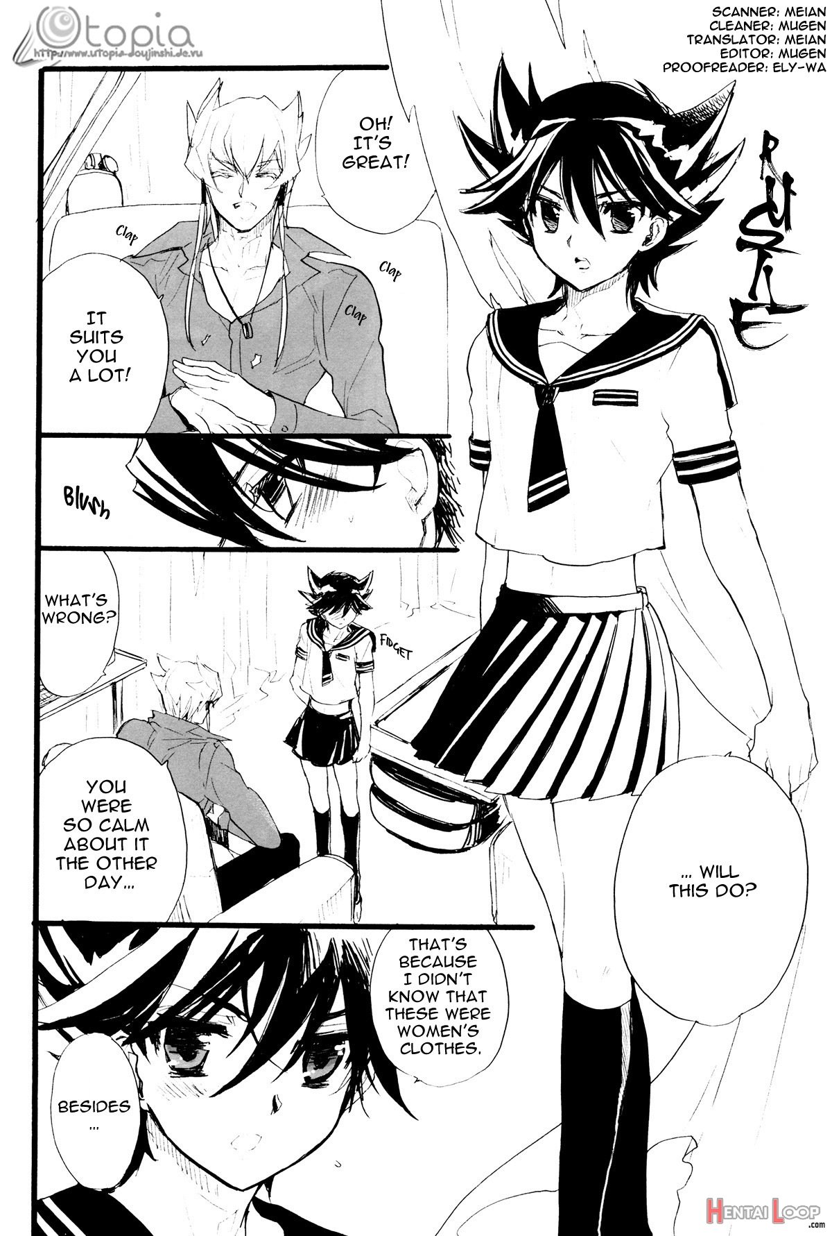 Sailor Fuku To Duel King page 13