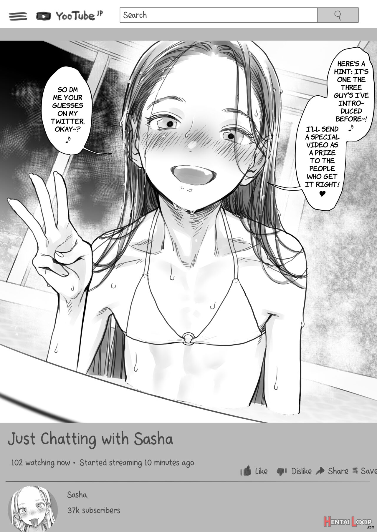 Sasha-chan No Yootube Haishin 3 page 40