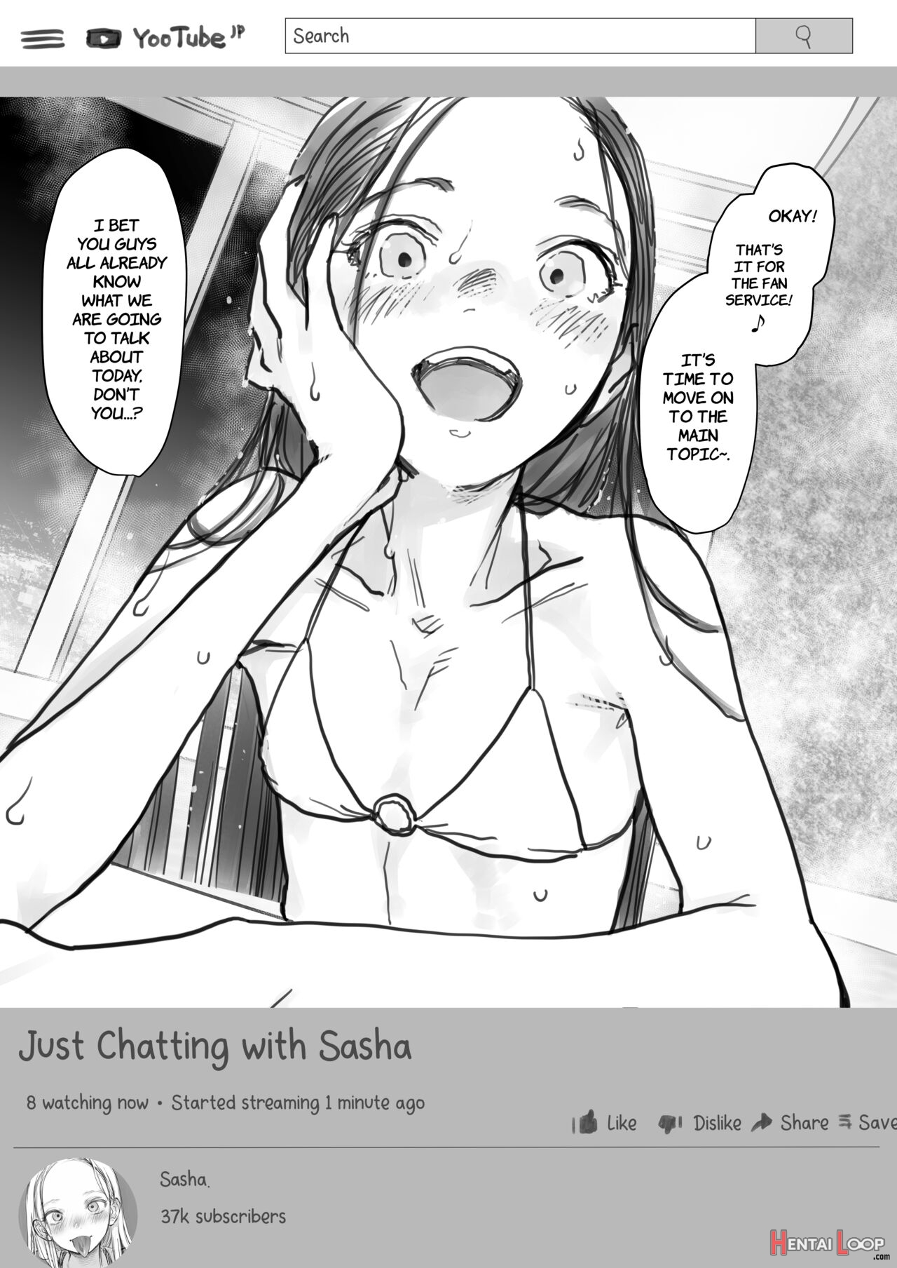 Sasha-chan No Yootube Haishin 3 page 6