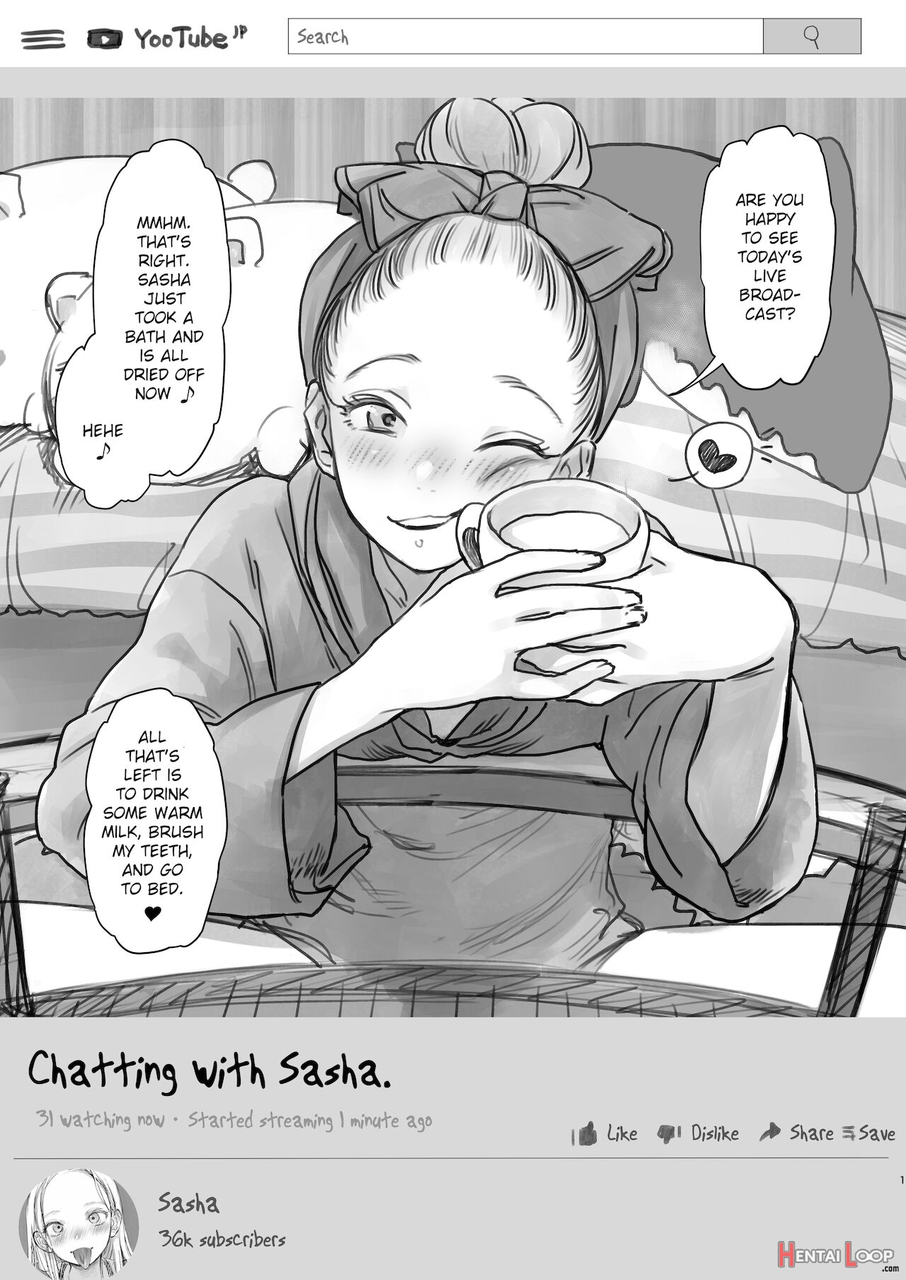 Sasha-chan No Yootube Haishin. Okiniiri Sex Friend Shoukai 2 page 2