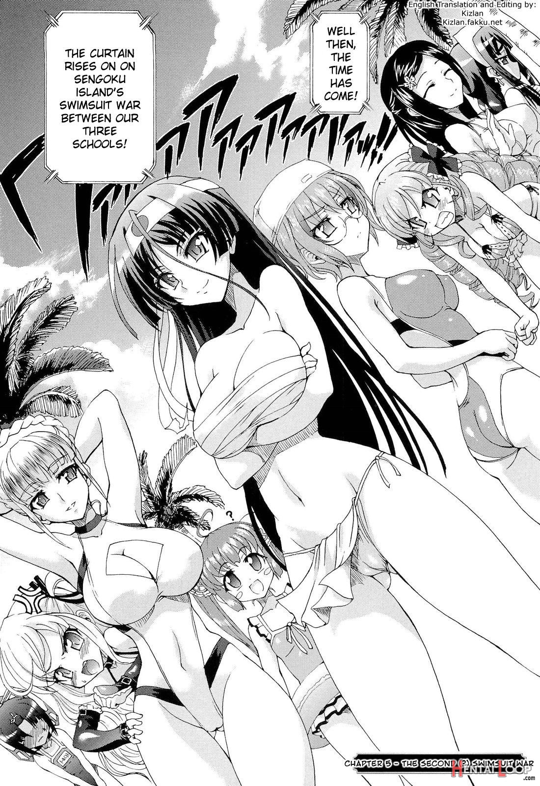 Sengoku Gakuen Senki Nobunaga! ~inka Ryouran, Mizugi Taisen!~ Genteiban page 100