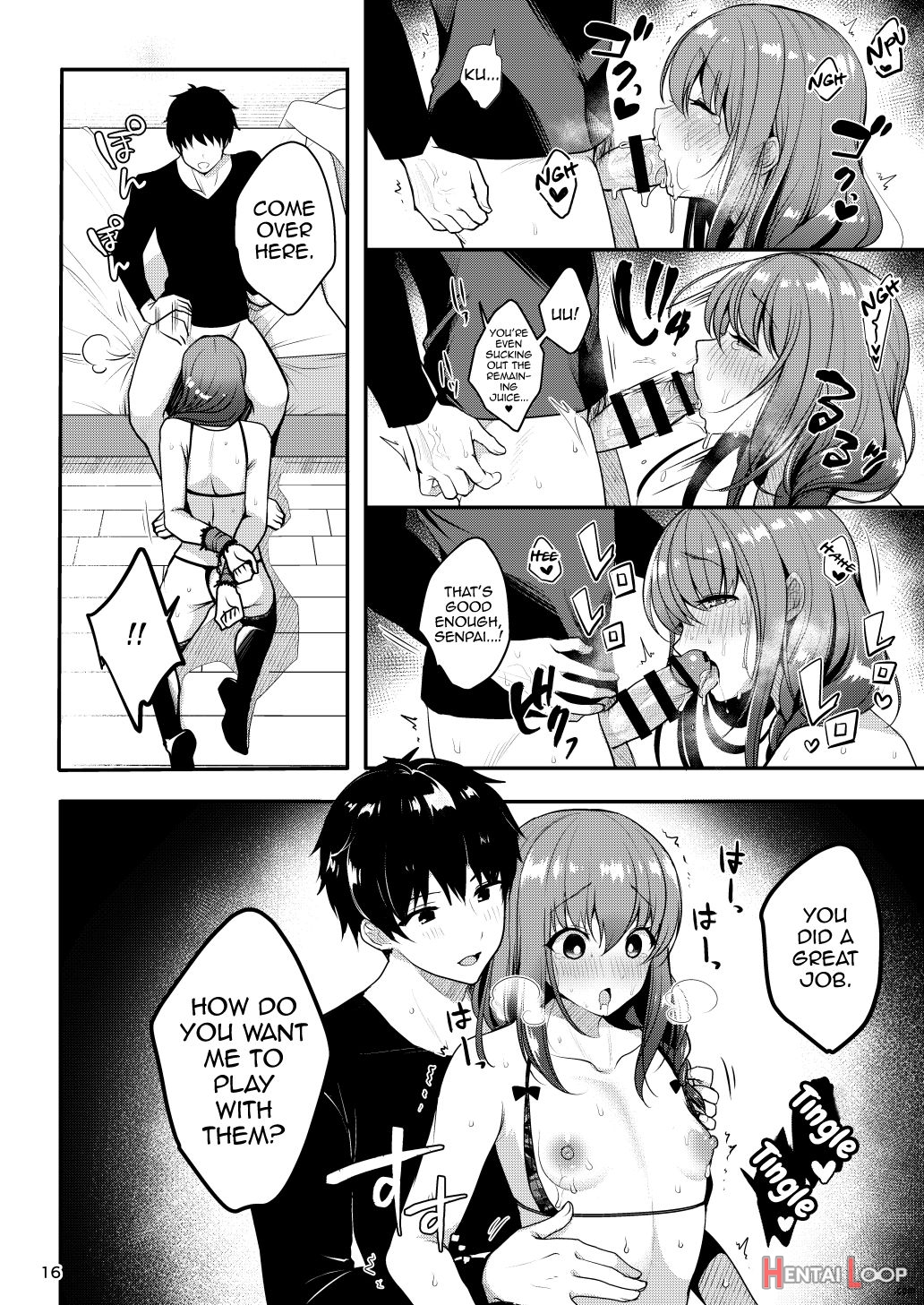 Senpai No Oppai ~gaman Hen~ page 18