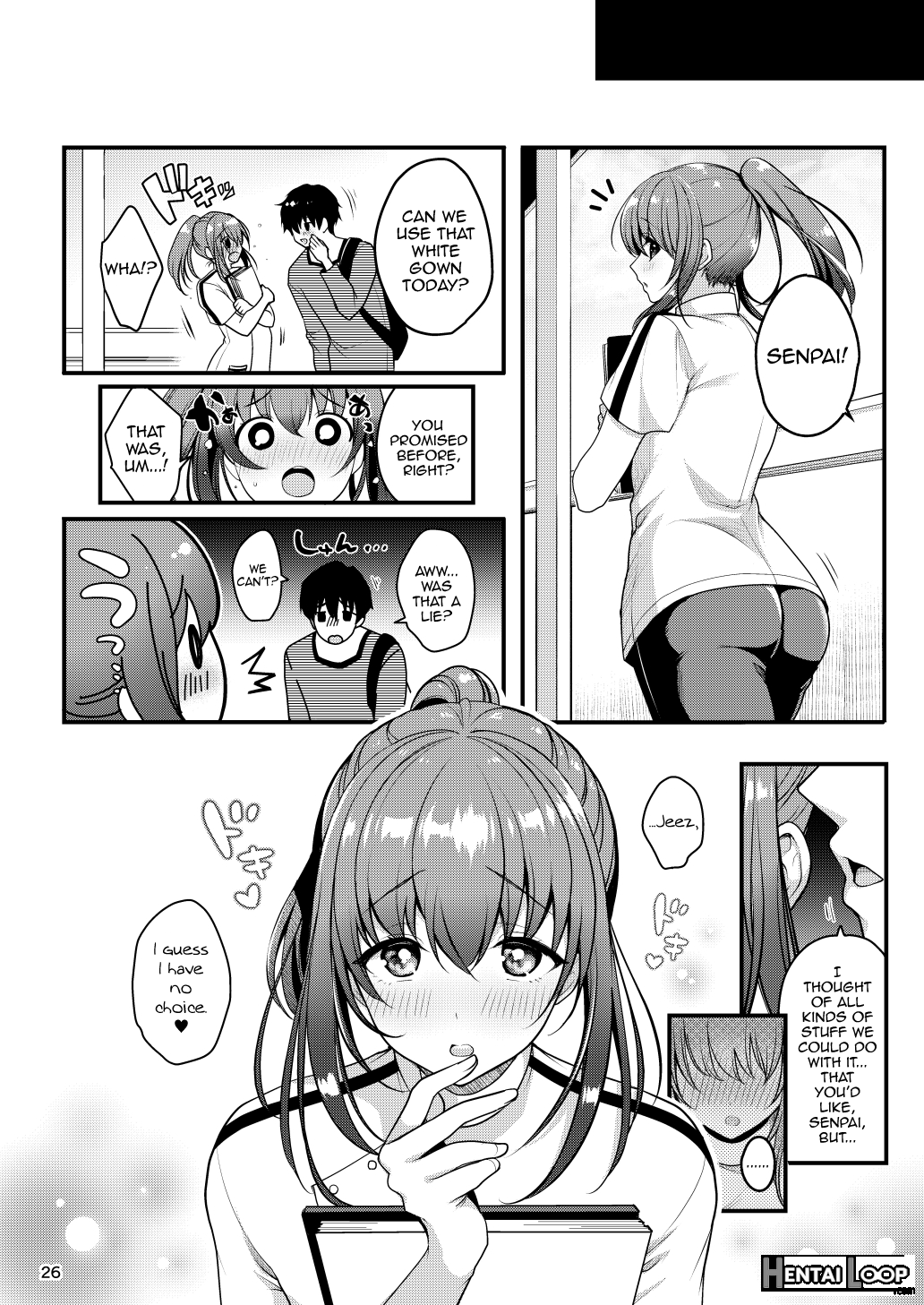 Senpai No Oppai ~gaman Hen~ page 28