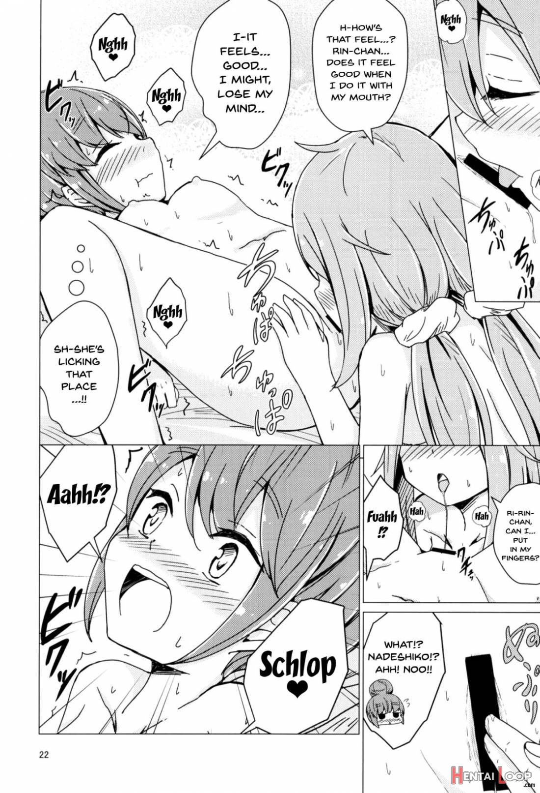 Sex Shinai To Derenai Tent Ni Tojikomerareta Naderin page 21