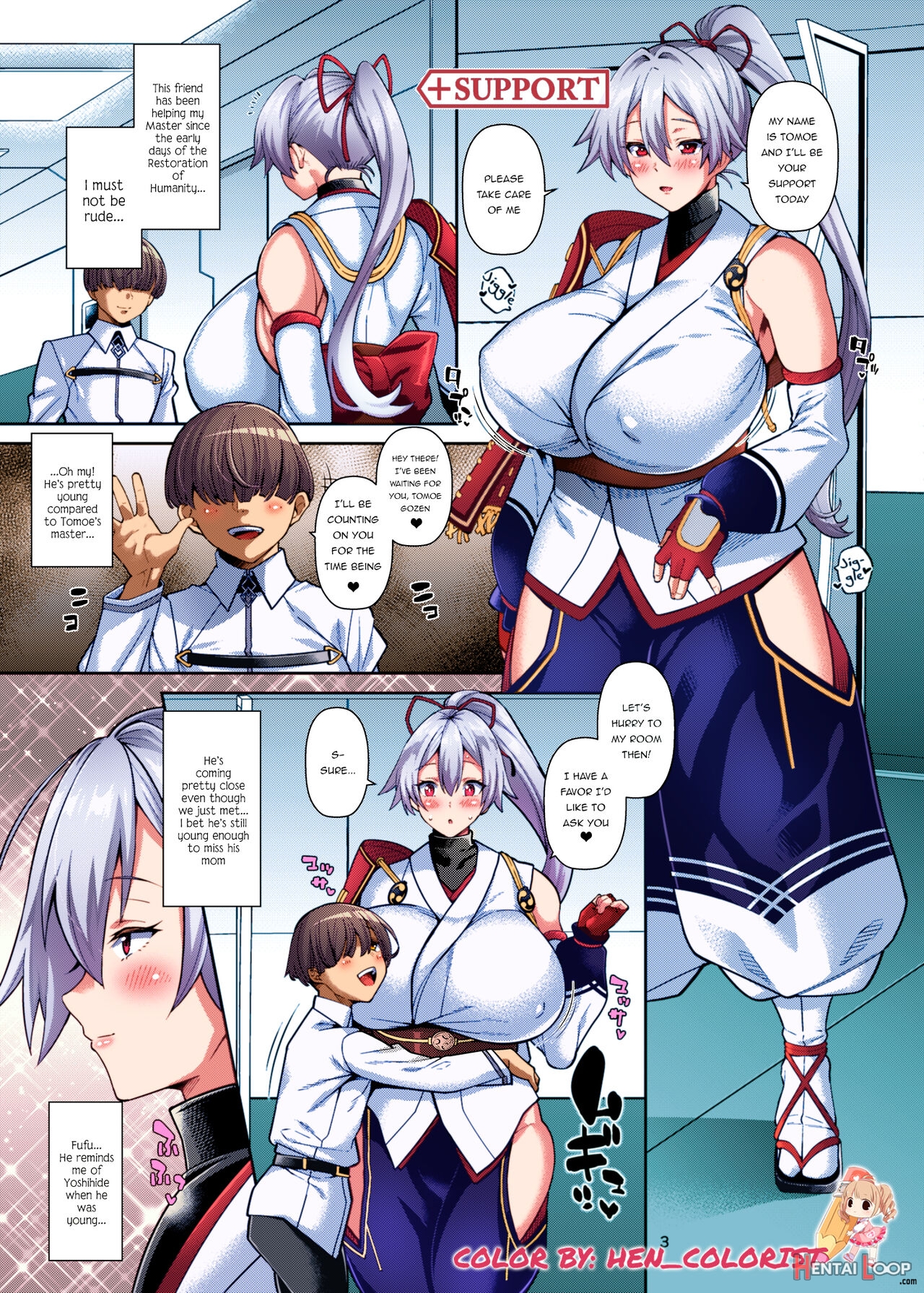 Sex Support Zupposhi Gozen – Colorized page 2