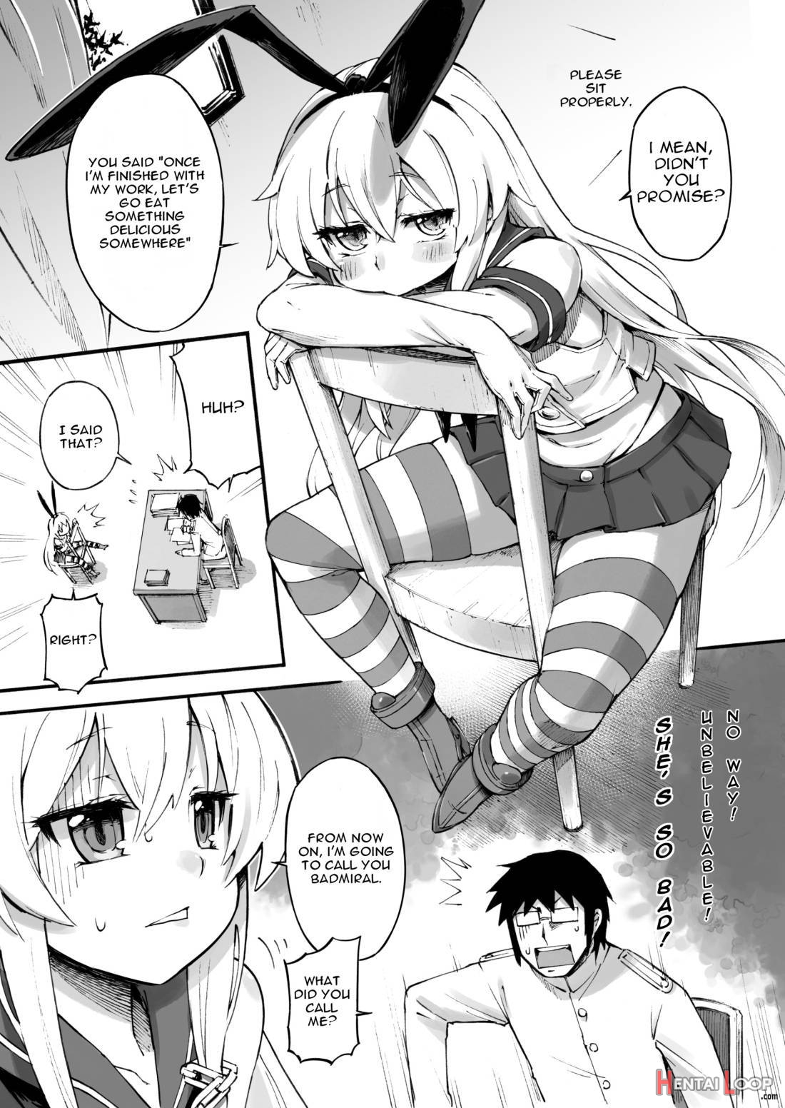 Shimakaze-chan No Zangyou page 3