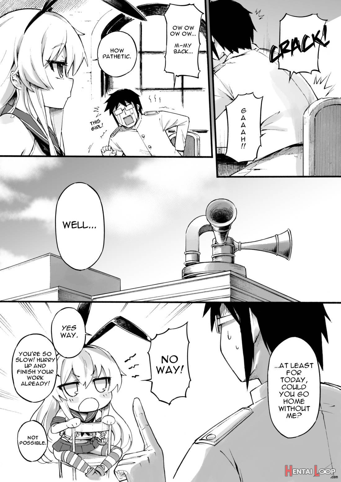 Shimakaze-chan No Zangyou page 4