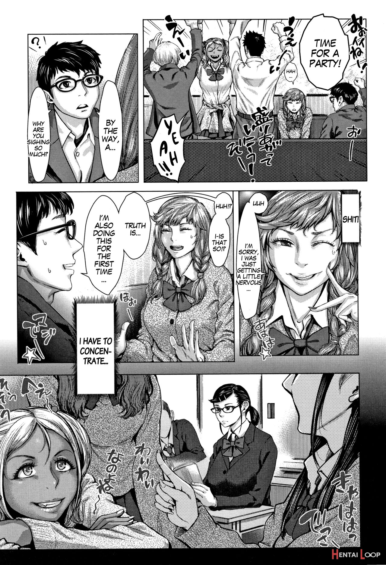 Shirogyaru A-ko To Kurogyaru B-ko No Bicchi Nyuumon page 3