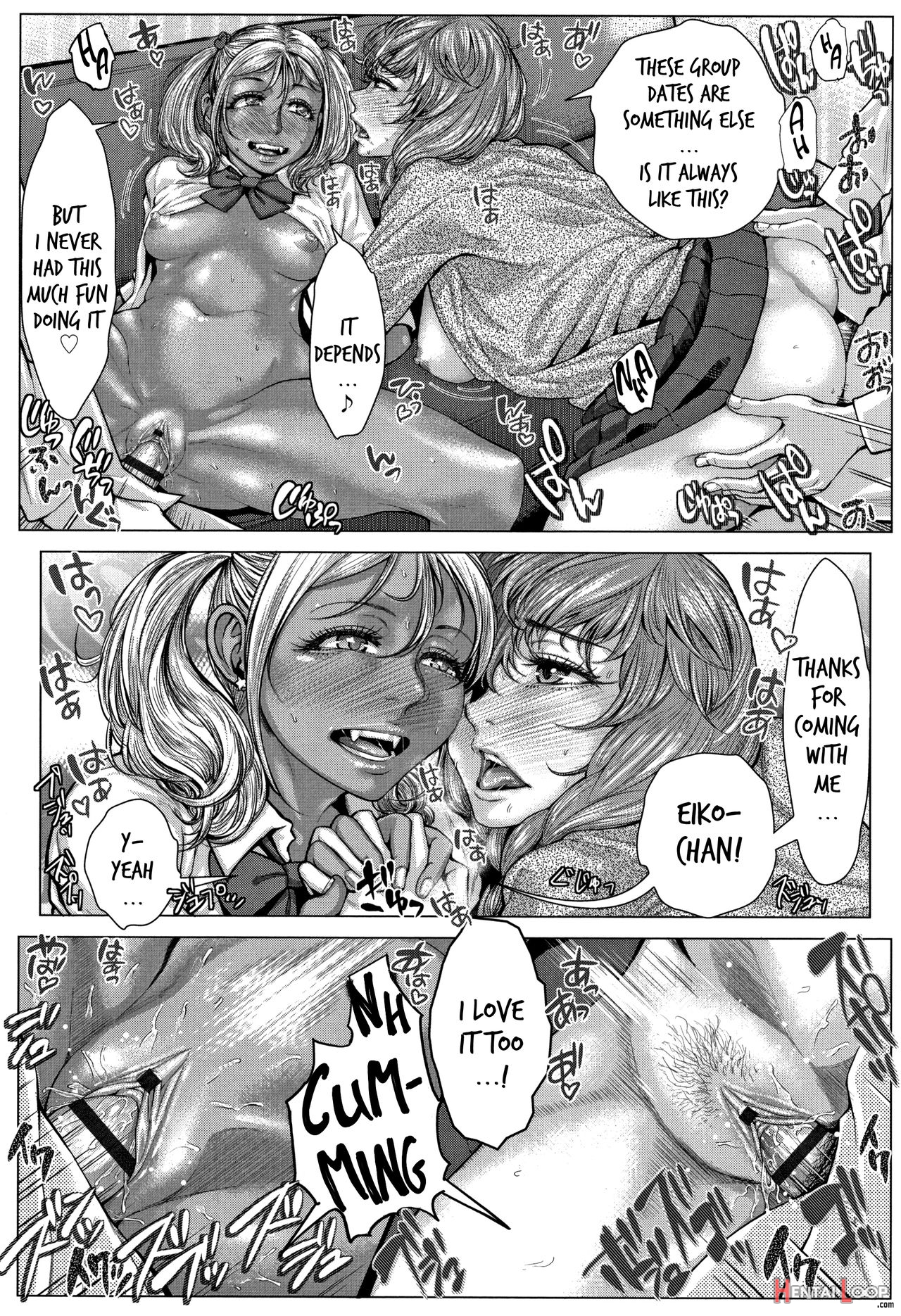 Shirogyaru A-ko To Kurogyaru B-ko No Bicchi Nyuumon page 30