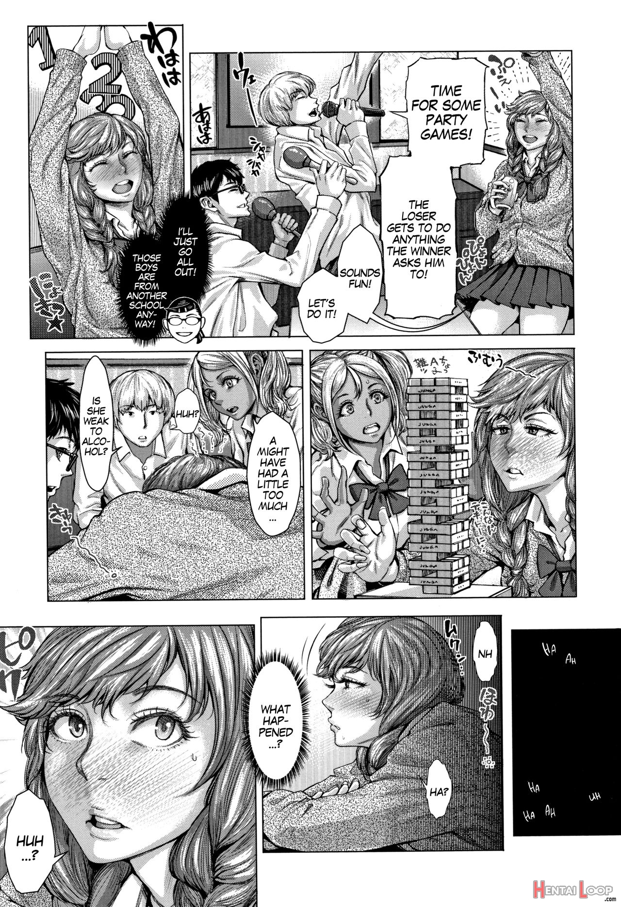 Shirogyaru A-ko To Kurogyaru B-ko No Bicchi Nyuumon page 9