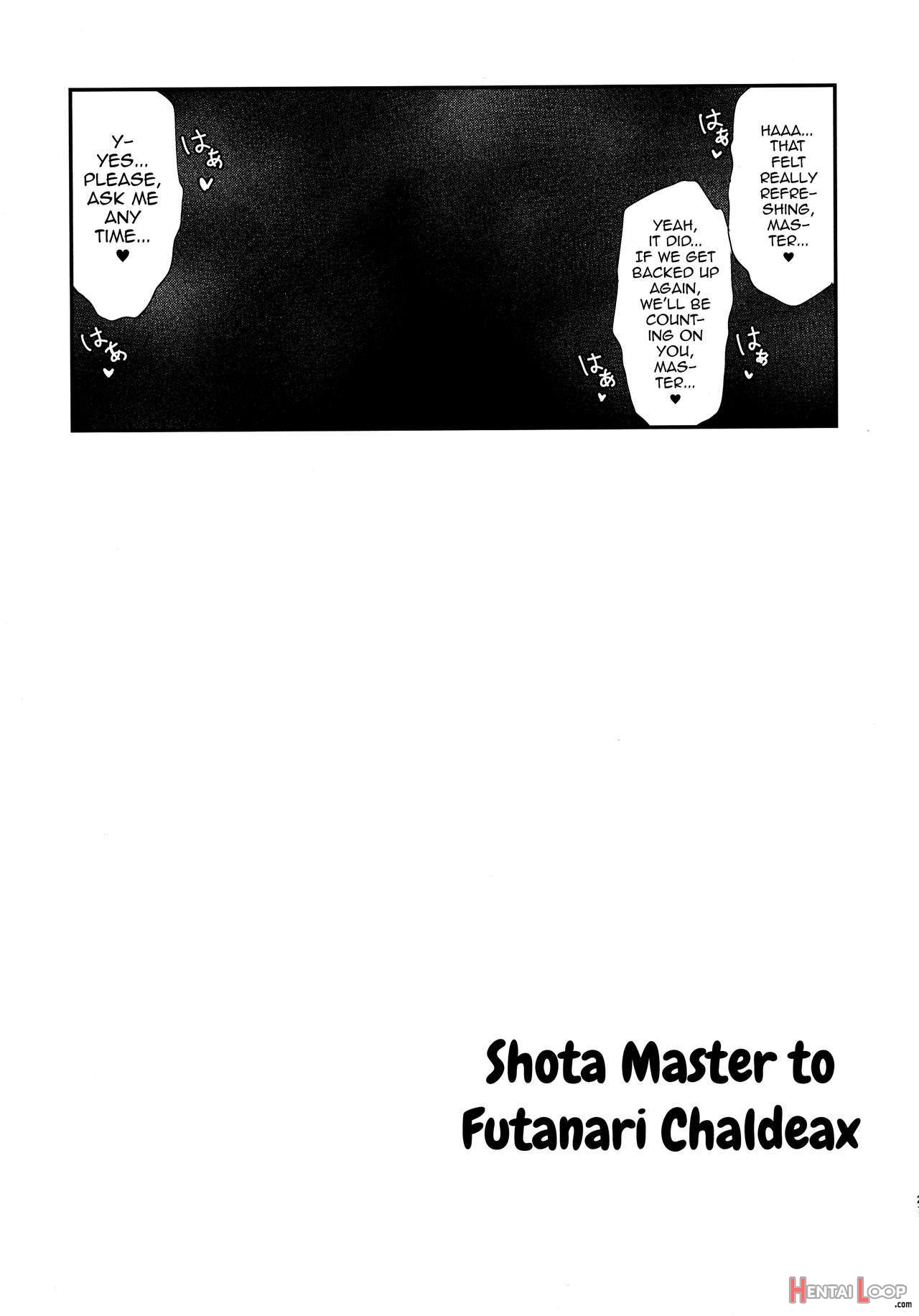 Shota Master To Futanari Chaldeax page 21