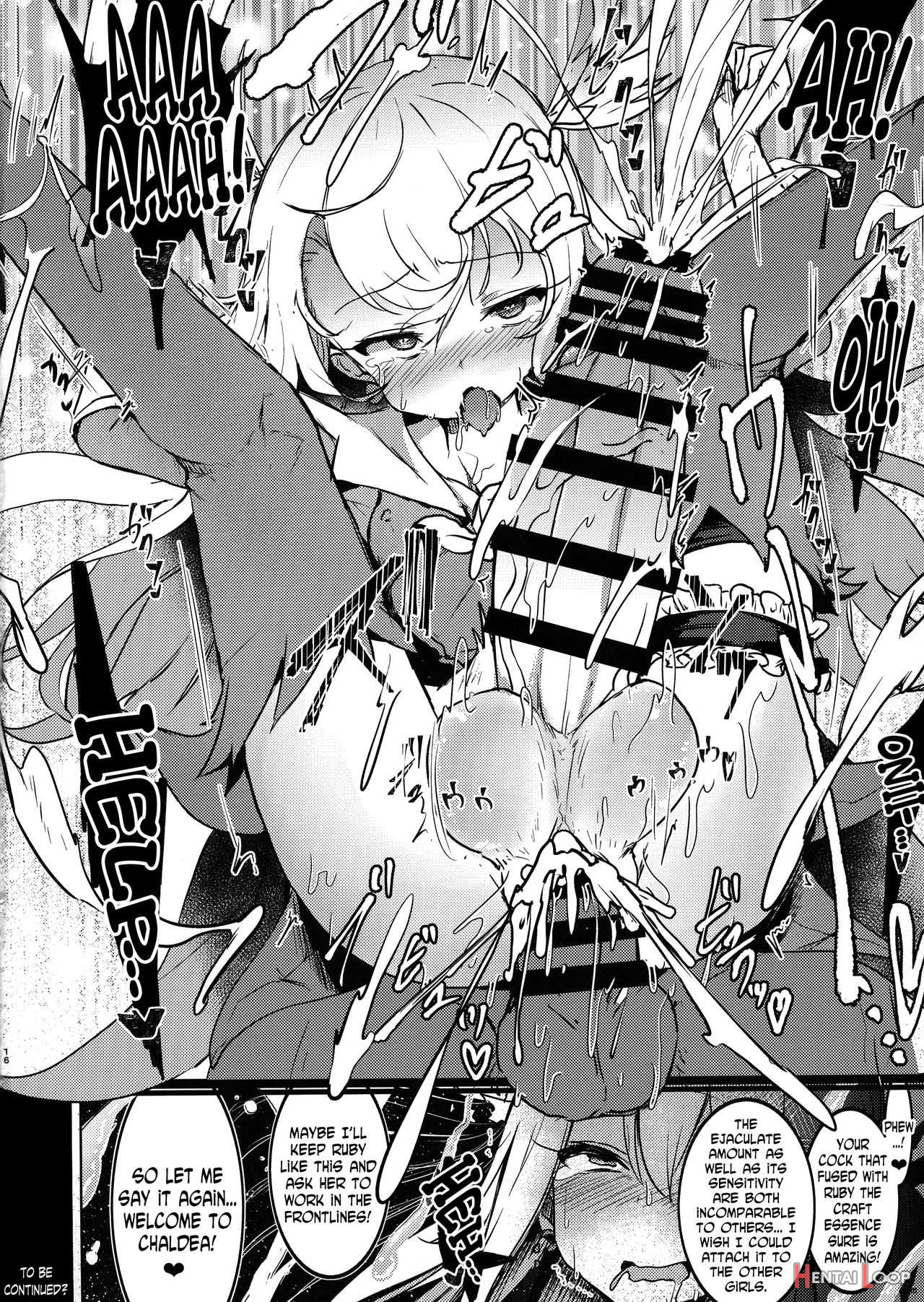 Shoukan Sareta Onnanoko Wa Minna Futanari Kaizou Sarechau Hei Chaldea page 16