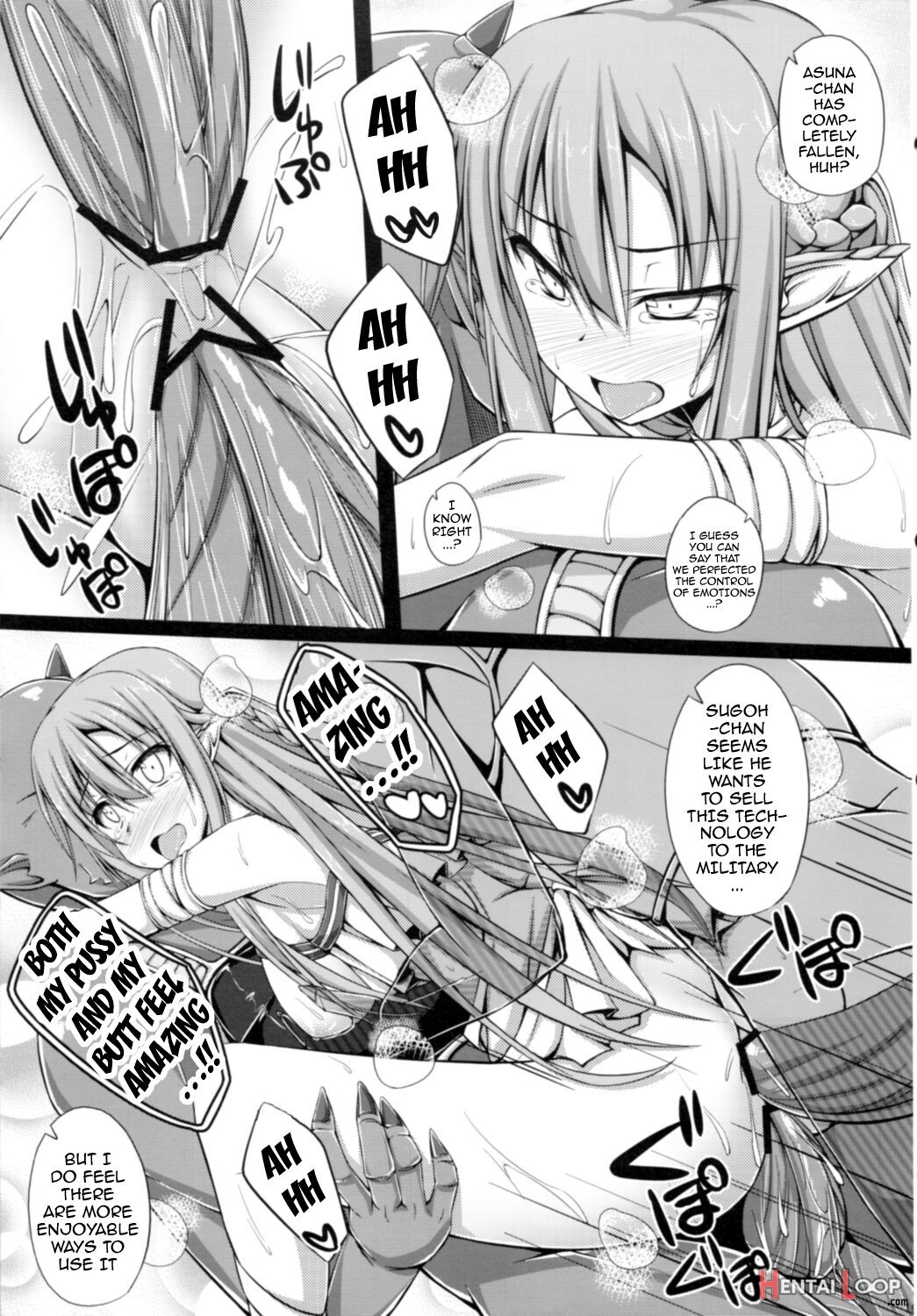 Slave Asuna Online 2 page 18