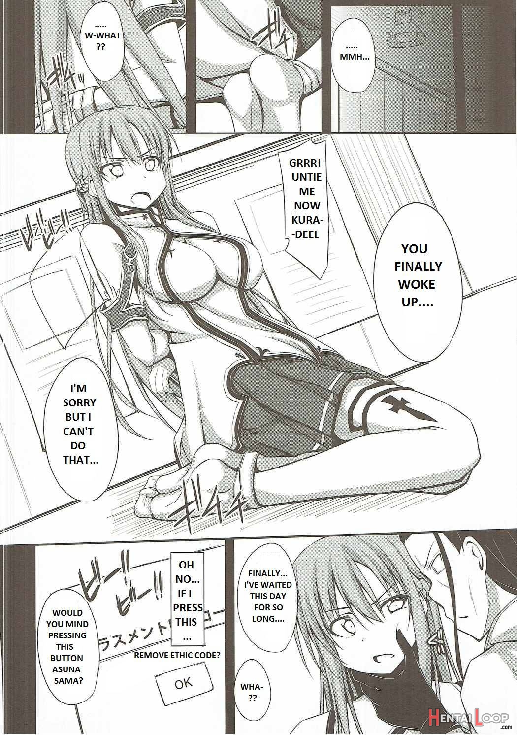 Slave Asuna Online page 3