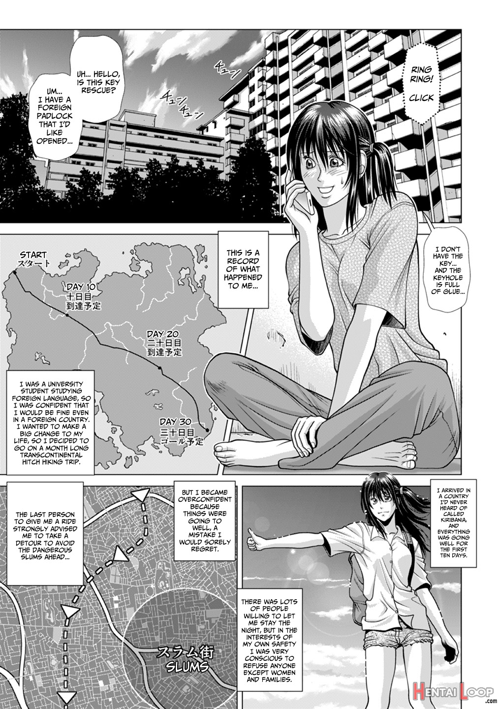 Slum-gai Ni Tsurete Ikareta Watashi ~hitchhike De Rinkan Jigoku~ page 2