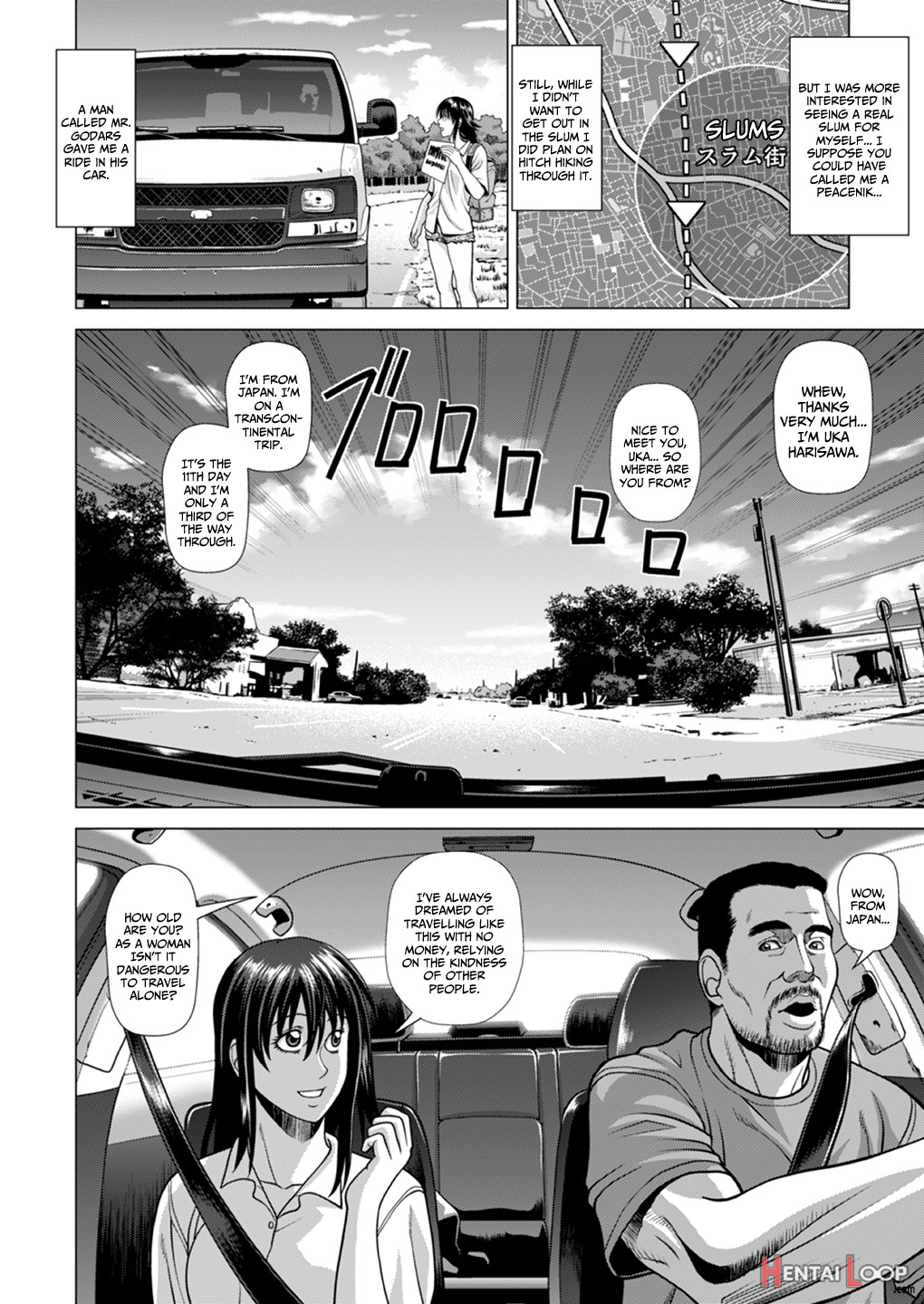 Slum-gai Ni Tsurete Ikareta Watashi ~hitchhike De Rinkan Jigoku~ page 3