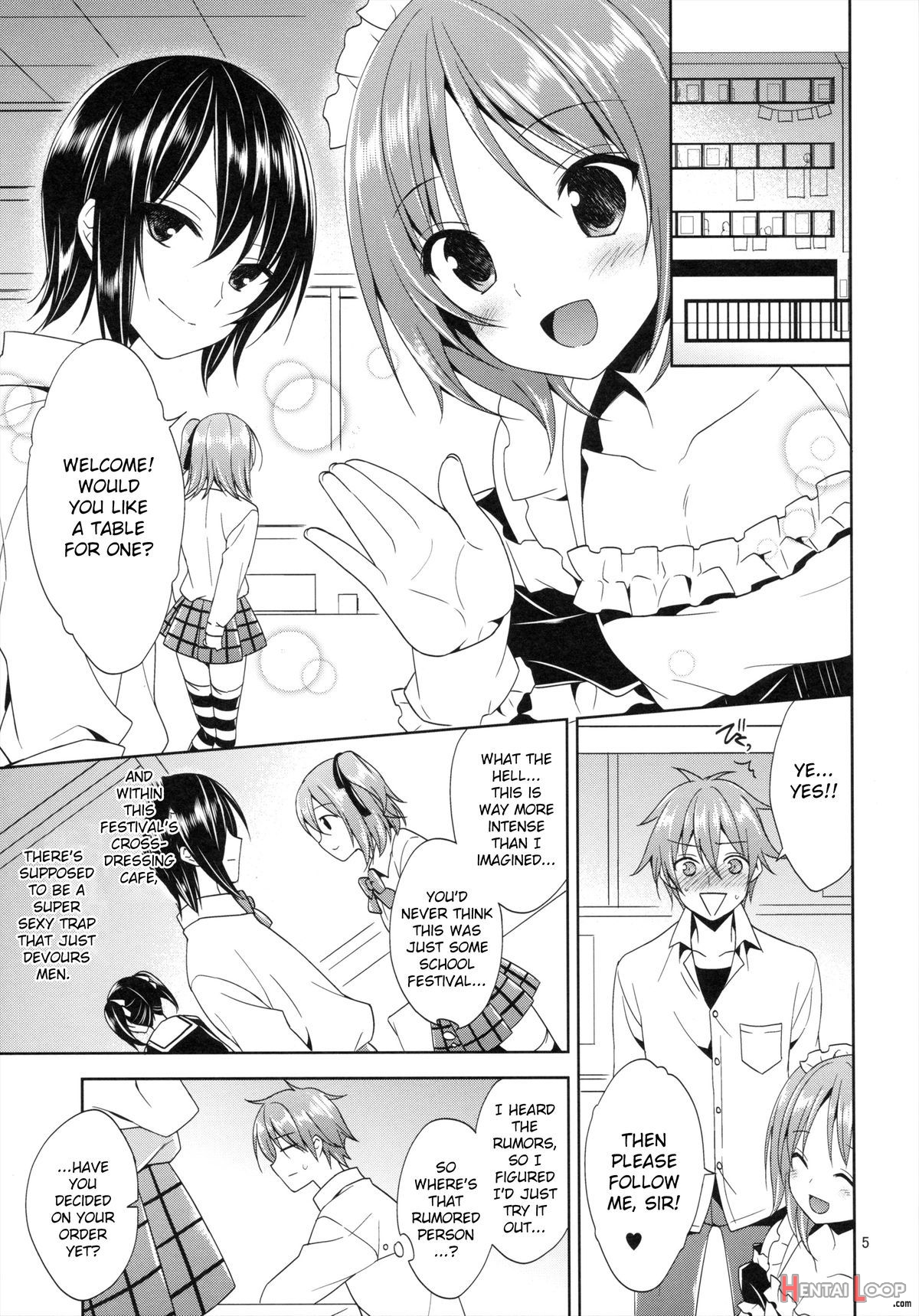 Sono Gakusai, Inran Otokonoko Kyakuhiki Chuui! page 5